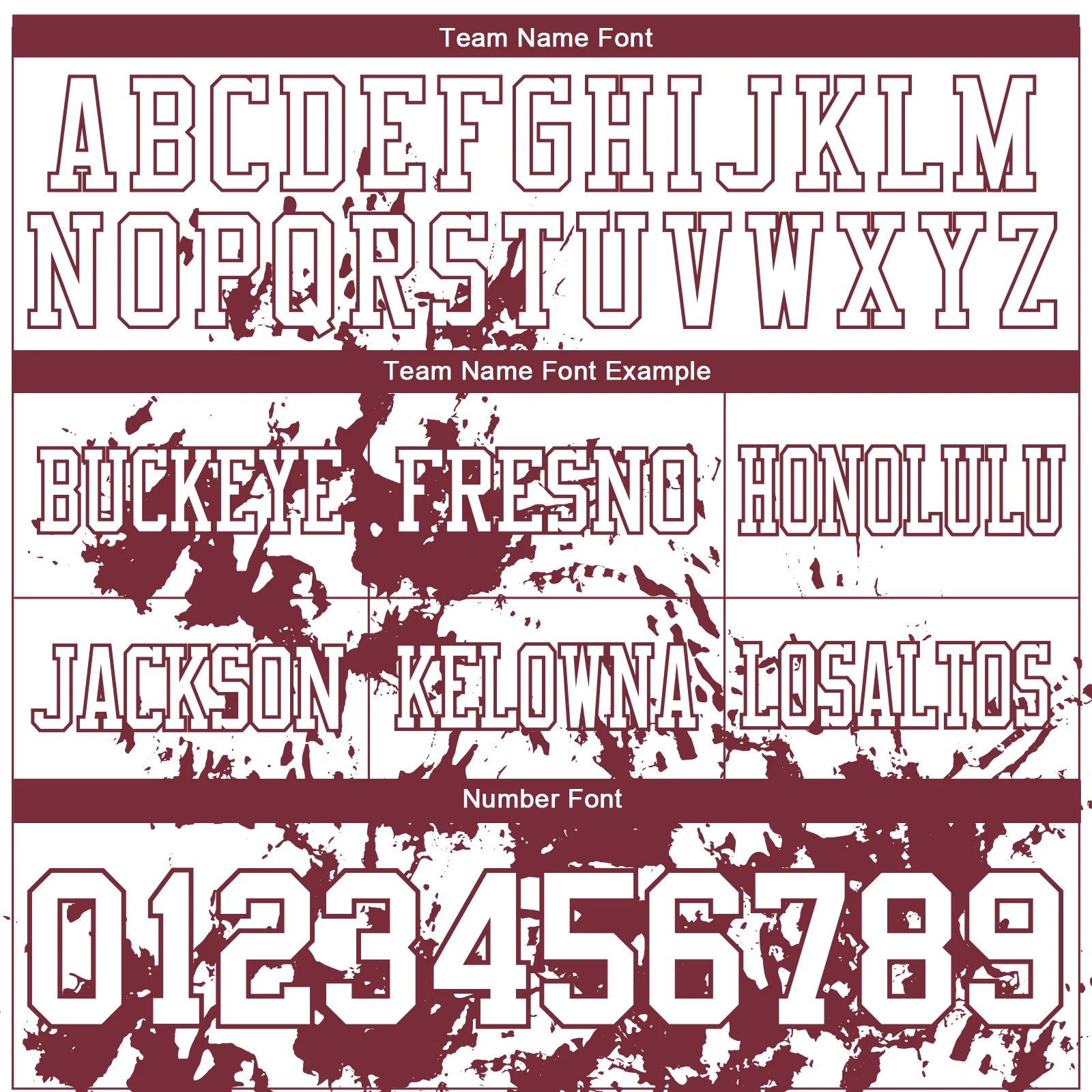 Custom White Burgundy 3D Pattern Splash Authentic Football Jersey - Image 3