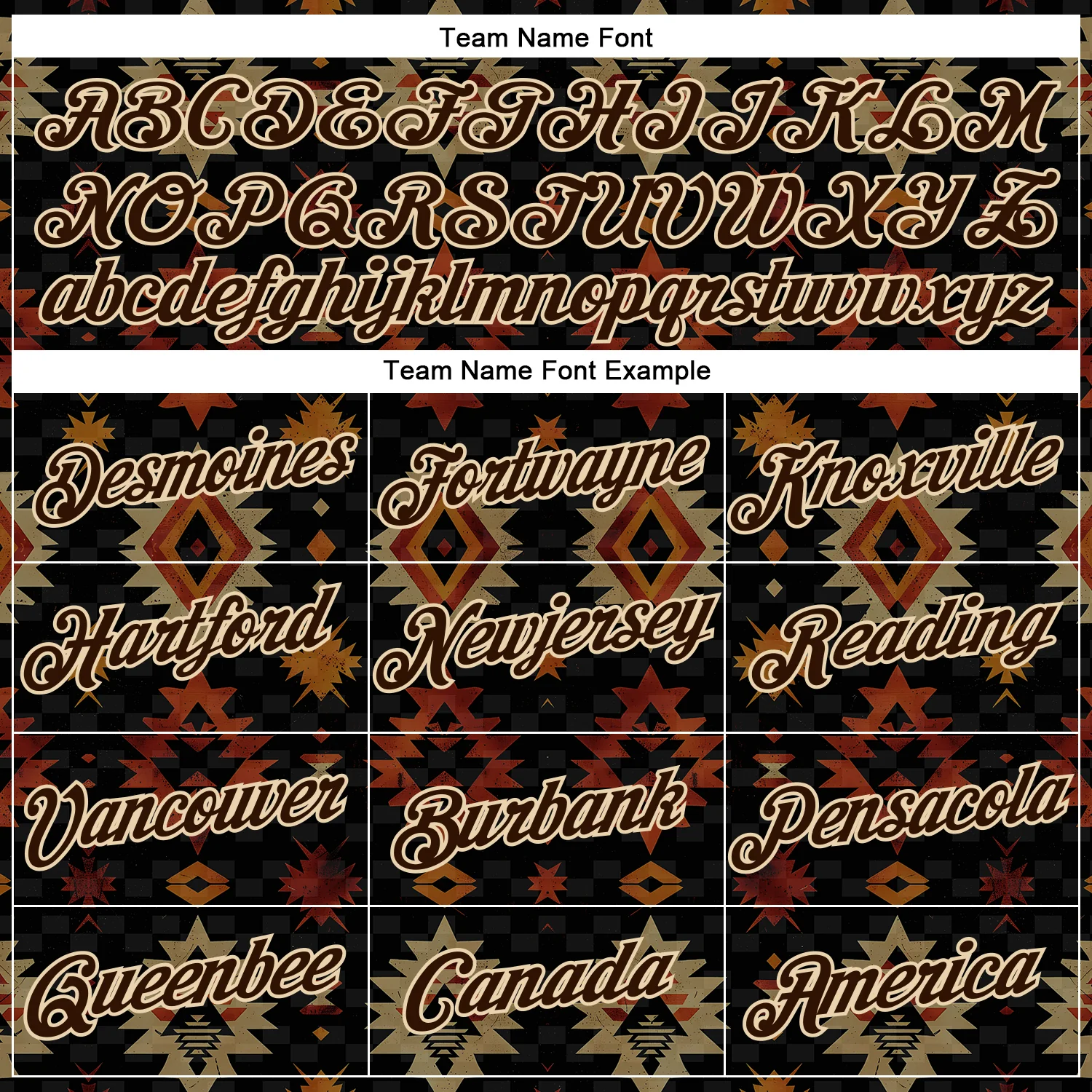Custom Black Brown-City Cream 3D Pattern Design Western Cowboy Tribal Ethnic Sports Pullover Sweatshirt Hoodie - Image 3