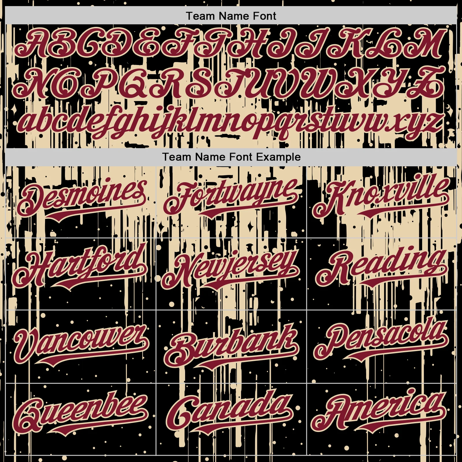 Custom Black Crimson-City Cream Dripping Splatter Bomber Full-Snap Varsity Letterman Hoodie Jacket - Image 5