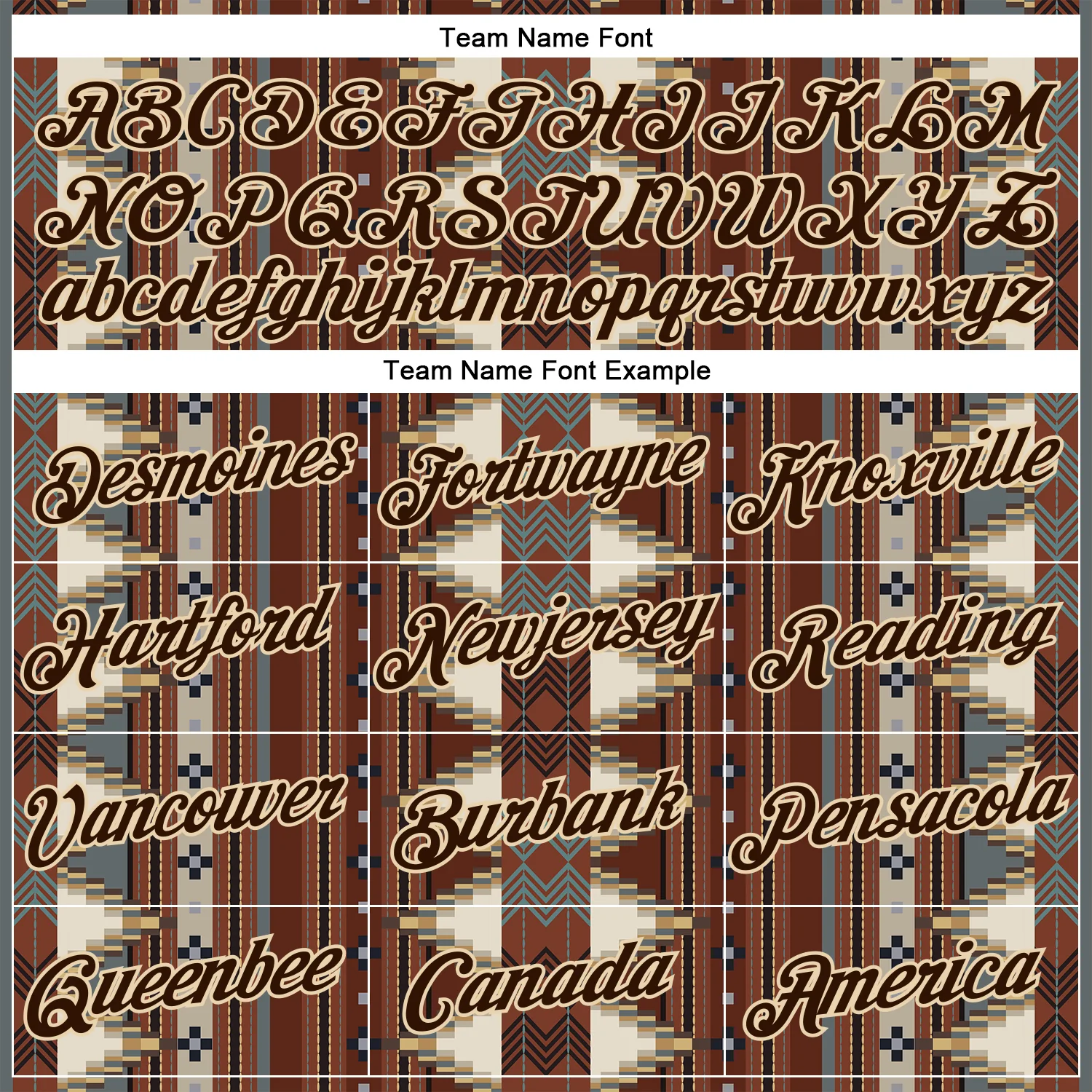 Custom Brown City Cream-Black 3D Pattern Design Western Cowboy Tribal Ethnic Sports Pullover Sweatshirt Hoodie - Image 3