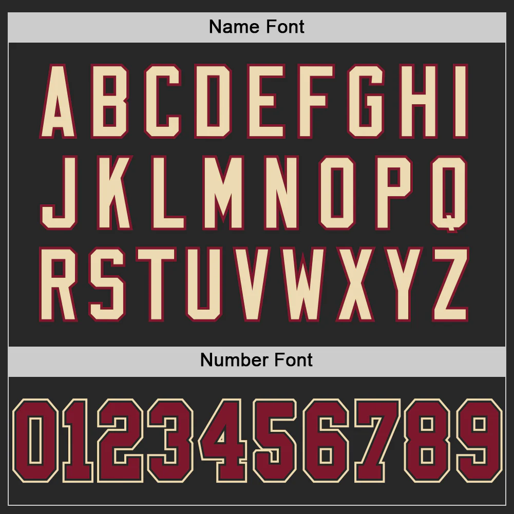 Custom Black Crimson-Cream Mesh Authentic Football Jersey - Image 4
