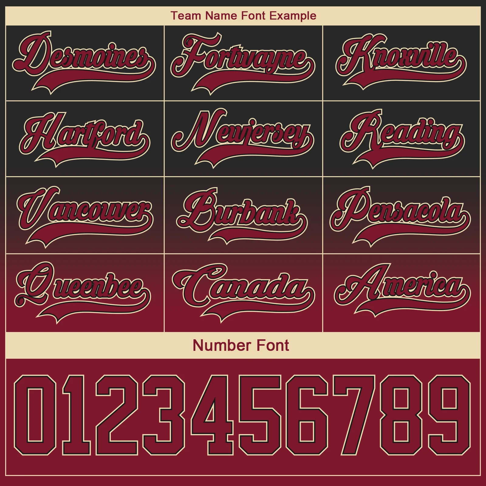 Custom Black Crimson-Cream Fade Fashion Hockey Lace Neck Jersey - Image 6