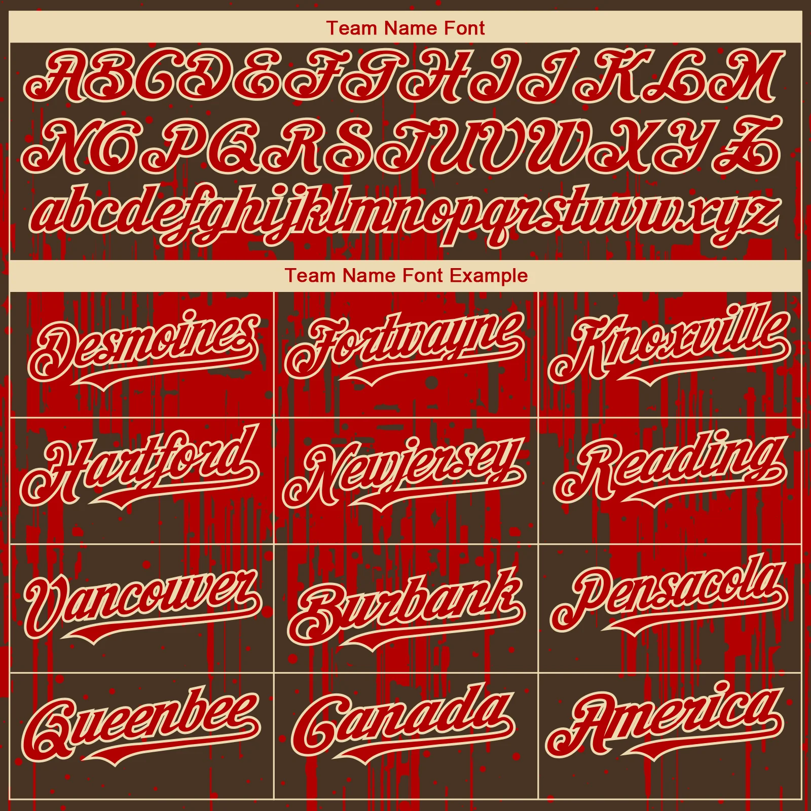 Custom Brown Red-Cream Dripping Splatter Paint Authentic Baseball Jersey - Image 4