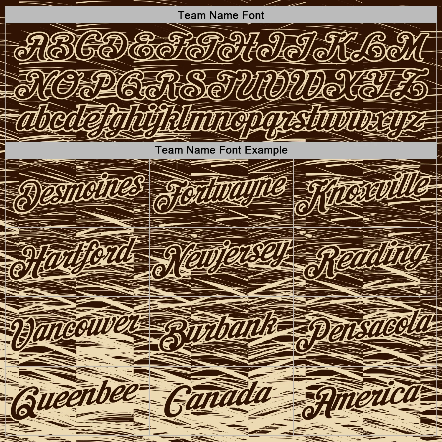 Custom Stitched Brown Cream Line Sports Pullover Sweatshirt Hoodie - Image 5