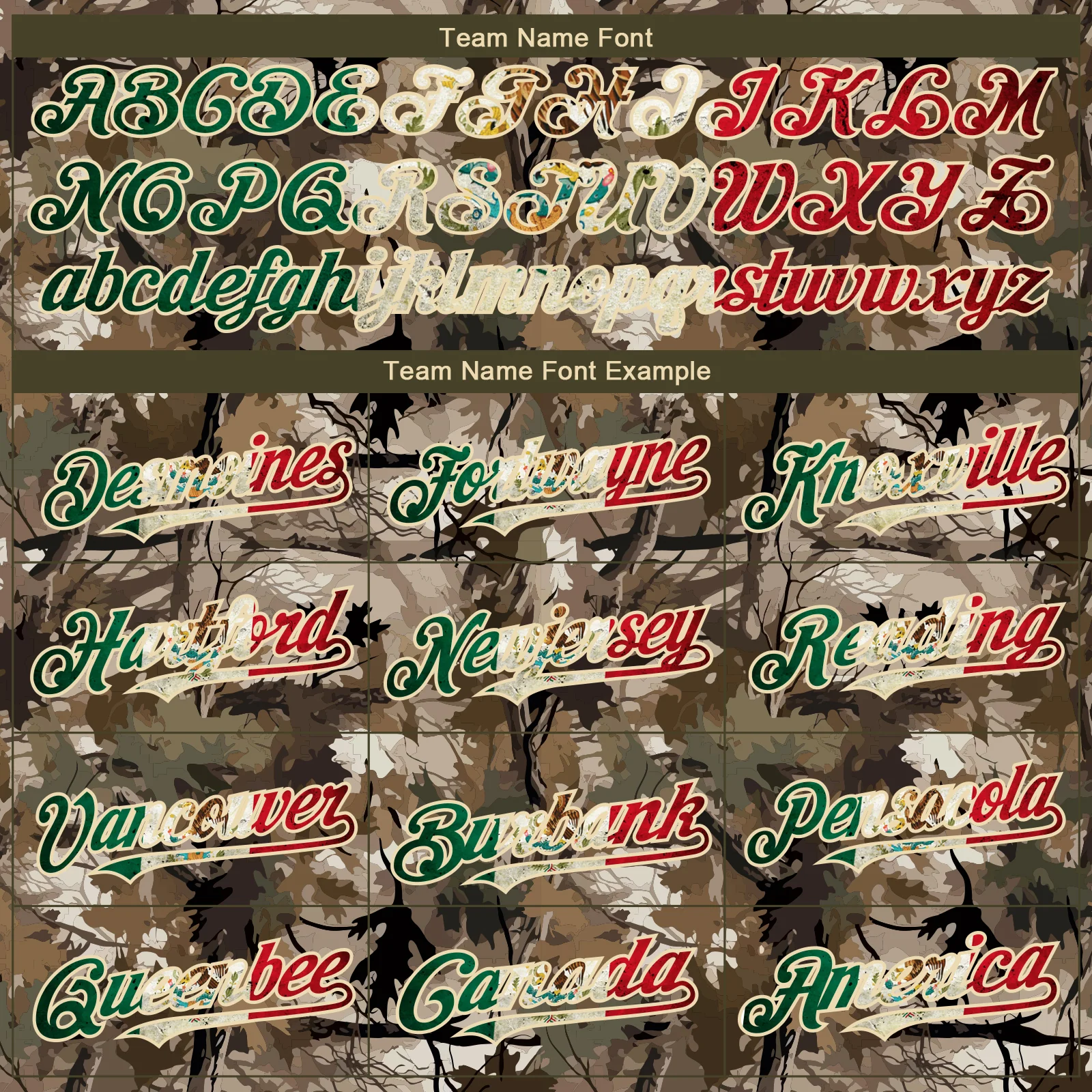 Custom Camo Vintage Mexican Flag-Cream 3D Woodland Camo Authentic Salute To Service Baseball Jersey - Image 4