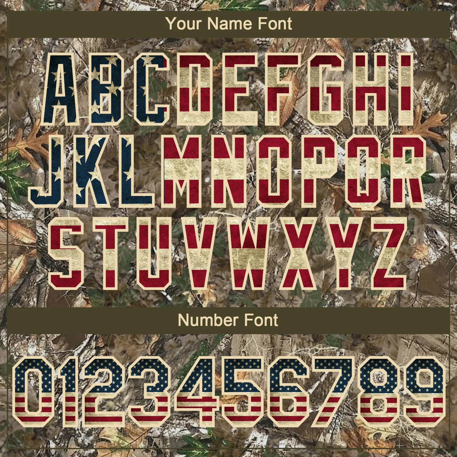 Custom Camo Vintage USA Flag-Cream 3D Woodland Camo Authentic Salute To Service Baseball Jersey - Image 5