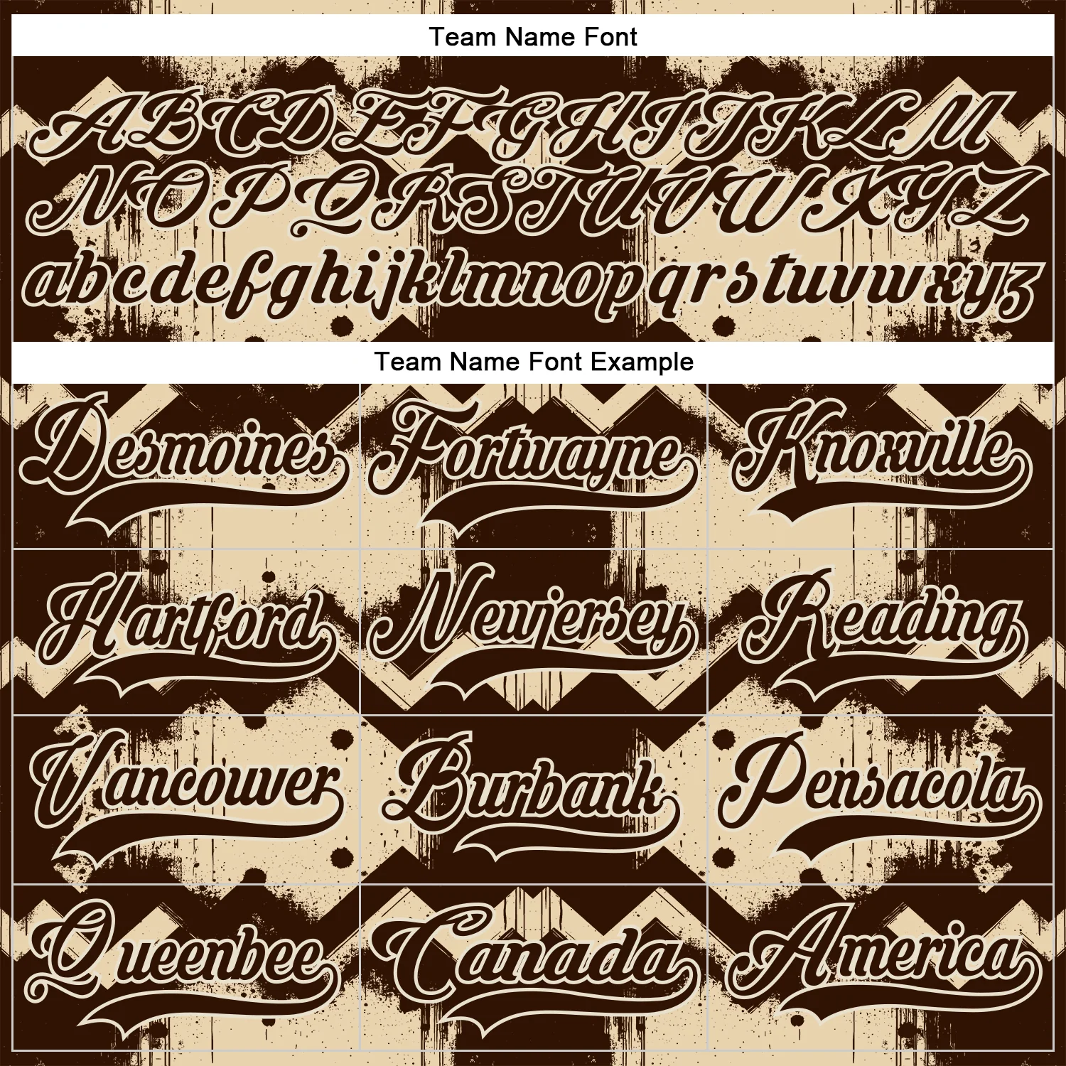 Custom City Cream Brown-Cream Tribal Indigenous Grunge Geometric Splash Hockey Lace Neck Jersey - Image 6