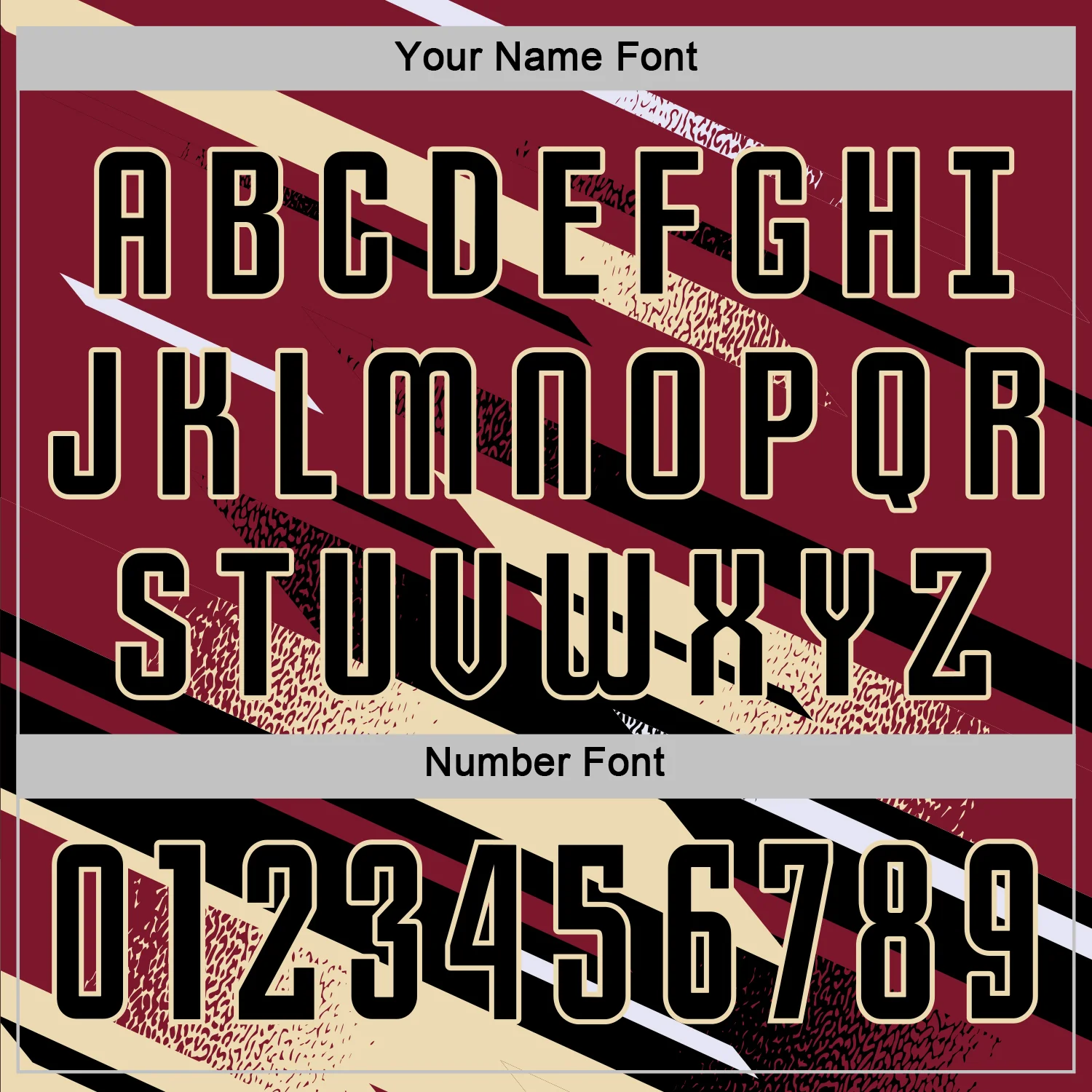 Custom Crimson Black Cream-White Grunge Stripe And Grainy Sports Sublimation Soccer Uniform Jersey - Image 6