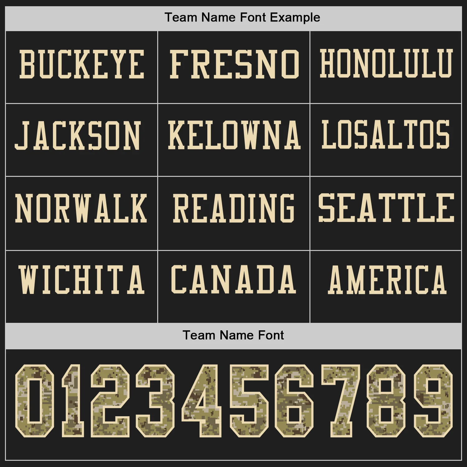 Custom Black Camo-Cream Long Sleeve Authentic Football Jersey - Image 3
