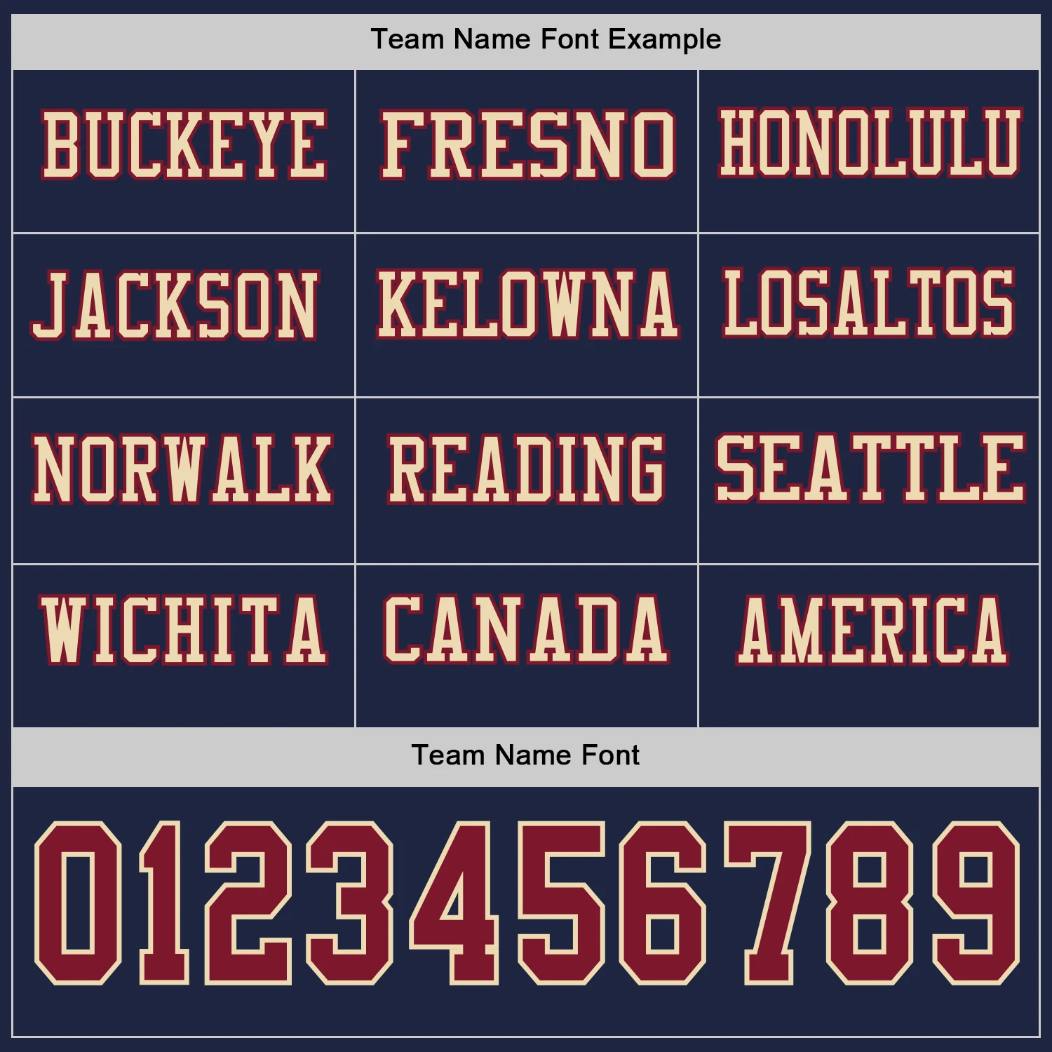 Custom Navy Crimson-Cream Long Sleeve Authentic Football Jersey - Image 3