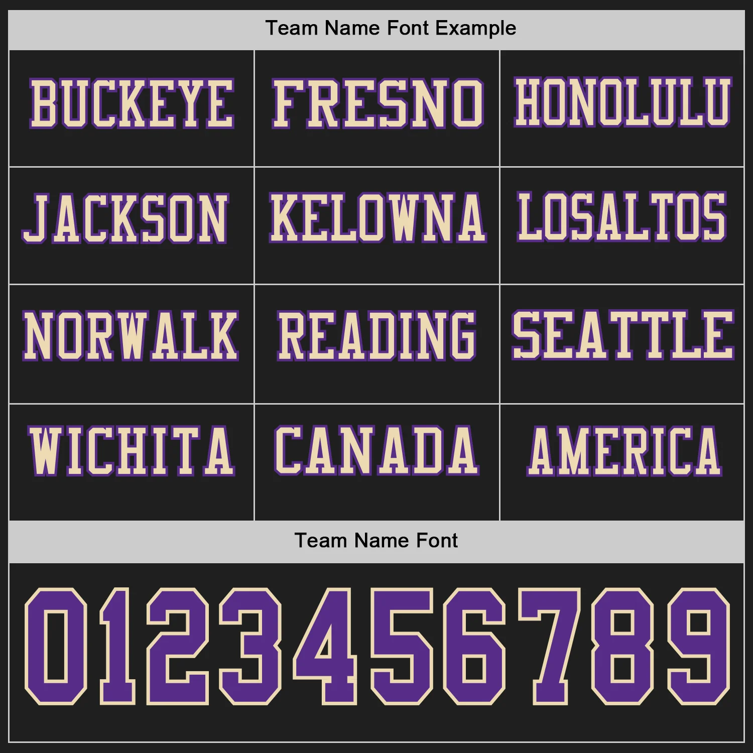 Custom Black Purple-Cream Long Sleeve Authentic Football Jersey - Image 3