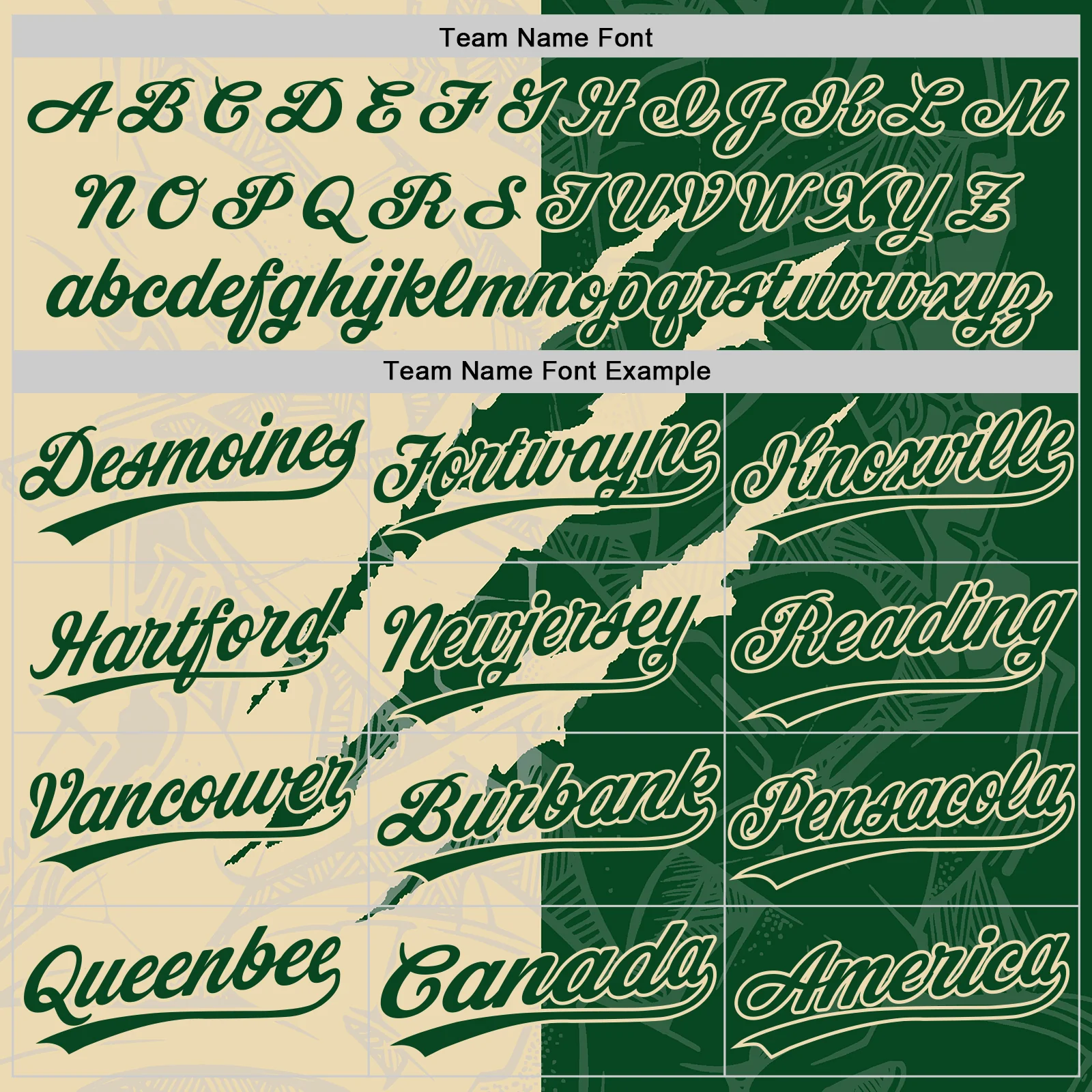 Custom Graffiti Pattern Green-Cream 3D Scratch Two-Button Unisex Softball Jersey - Image 4
