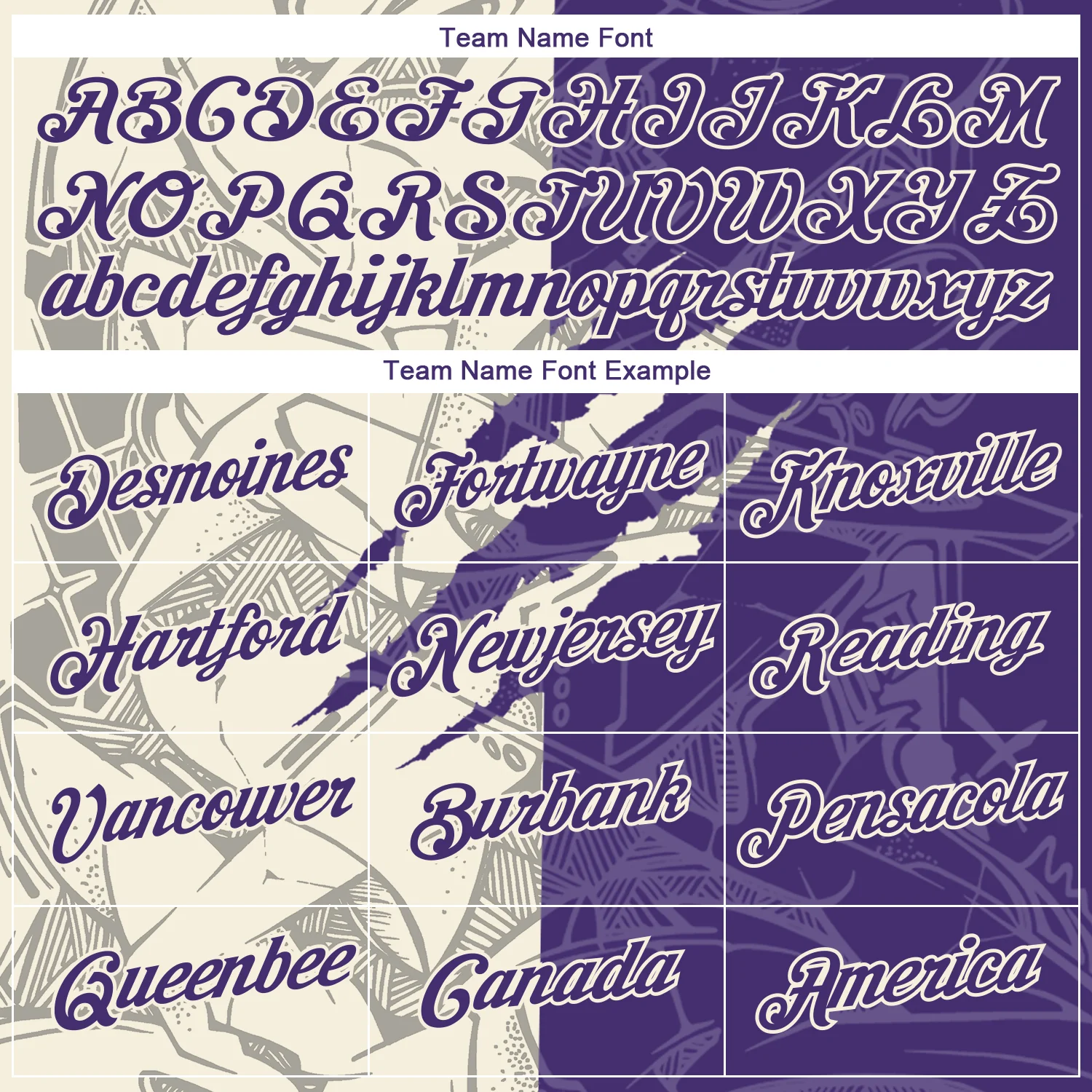 Custom Graffiti Pattern Purple-Cream Scratch 3D Performance T-Shirt - Image 3