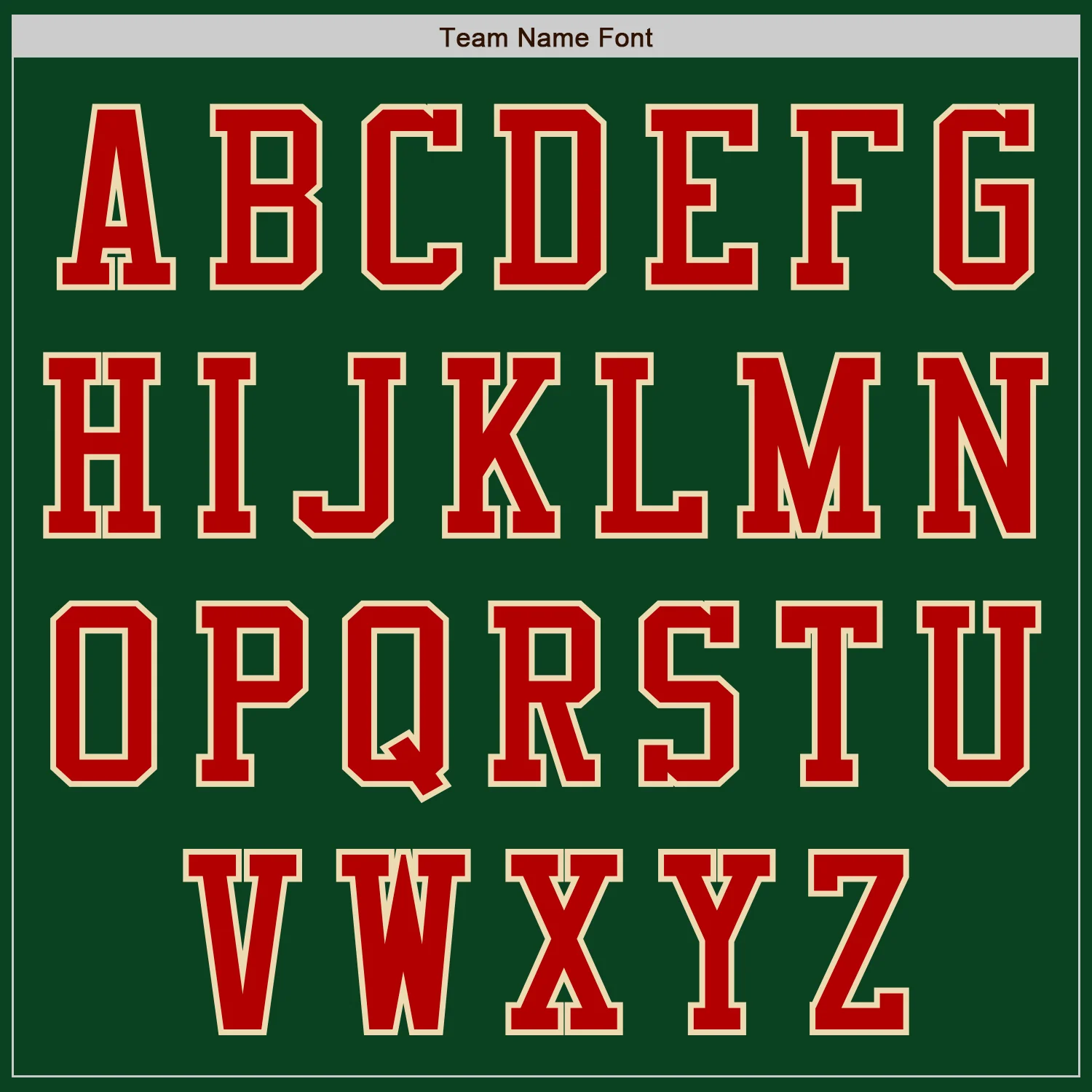 Custom Green Red-Cream Authentic Baseball Jersey - Image 7