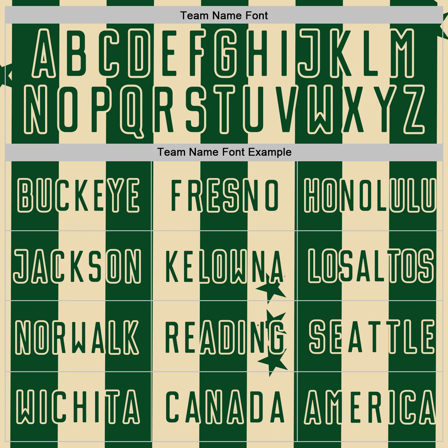 Custom Green Cream Stars And Stripes Sports Sublimation Soccer Uniform Jersey - Image 5