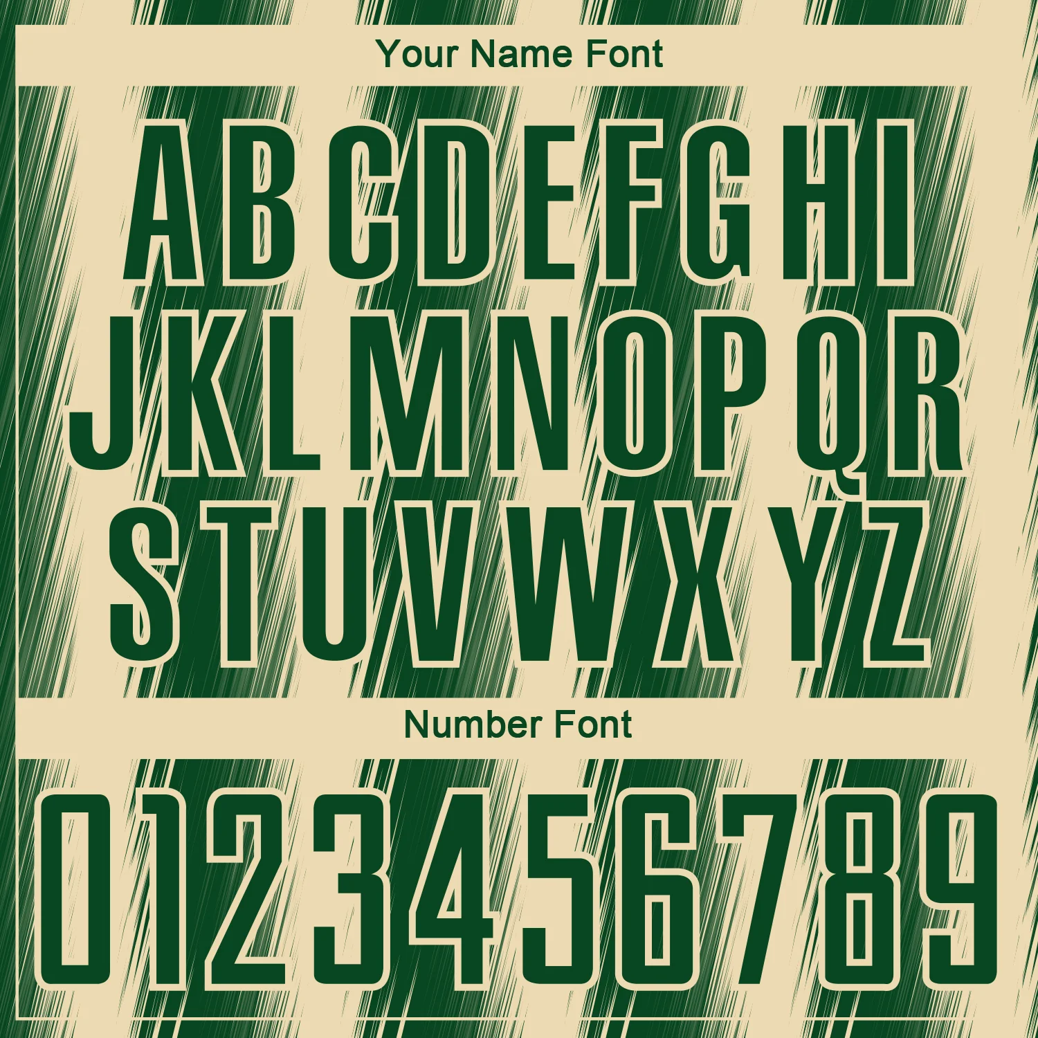 Custom Green Cream Vertical Brush Stroke Stripes Sublimation Soccer Uniform Jersey - Image 6