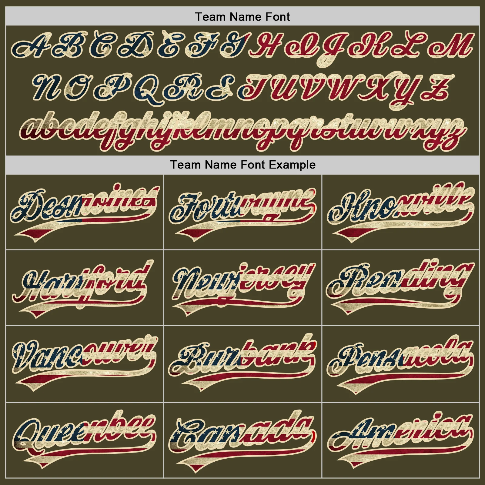 Custom Stitched Olive Vintage USA Flag-Cream Baseball Pullover Sweatshirt Hoodie - Image 3