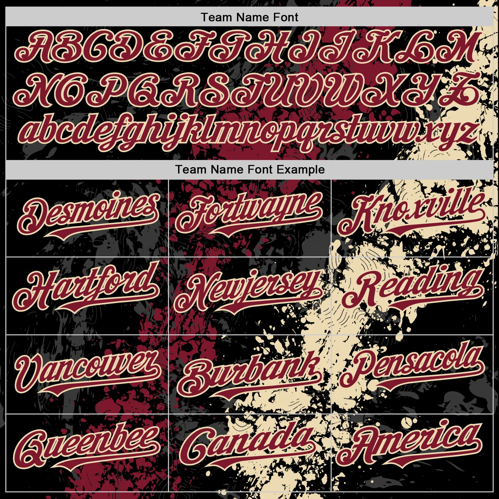 Custom Black Crimson-Cream Splash Art 3D Pattern Design Bomber Full-Snap Varsity Letterman Hoodie Jacket - Image 5