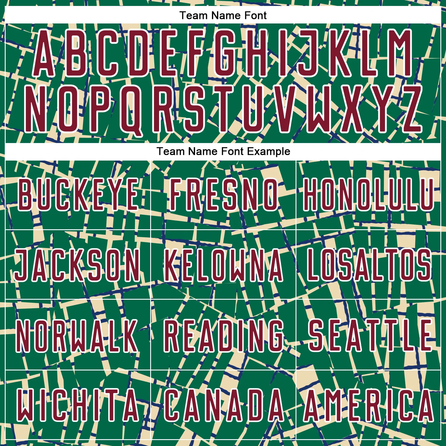 Custom Kelly Green Crimson Cream-White Abstract Line Sports Sublimation Soccer Uniform Jersey - Image 5