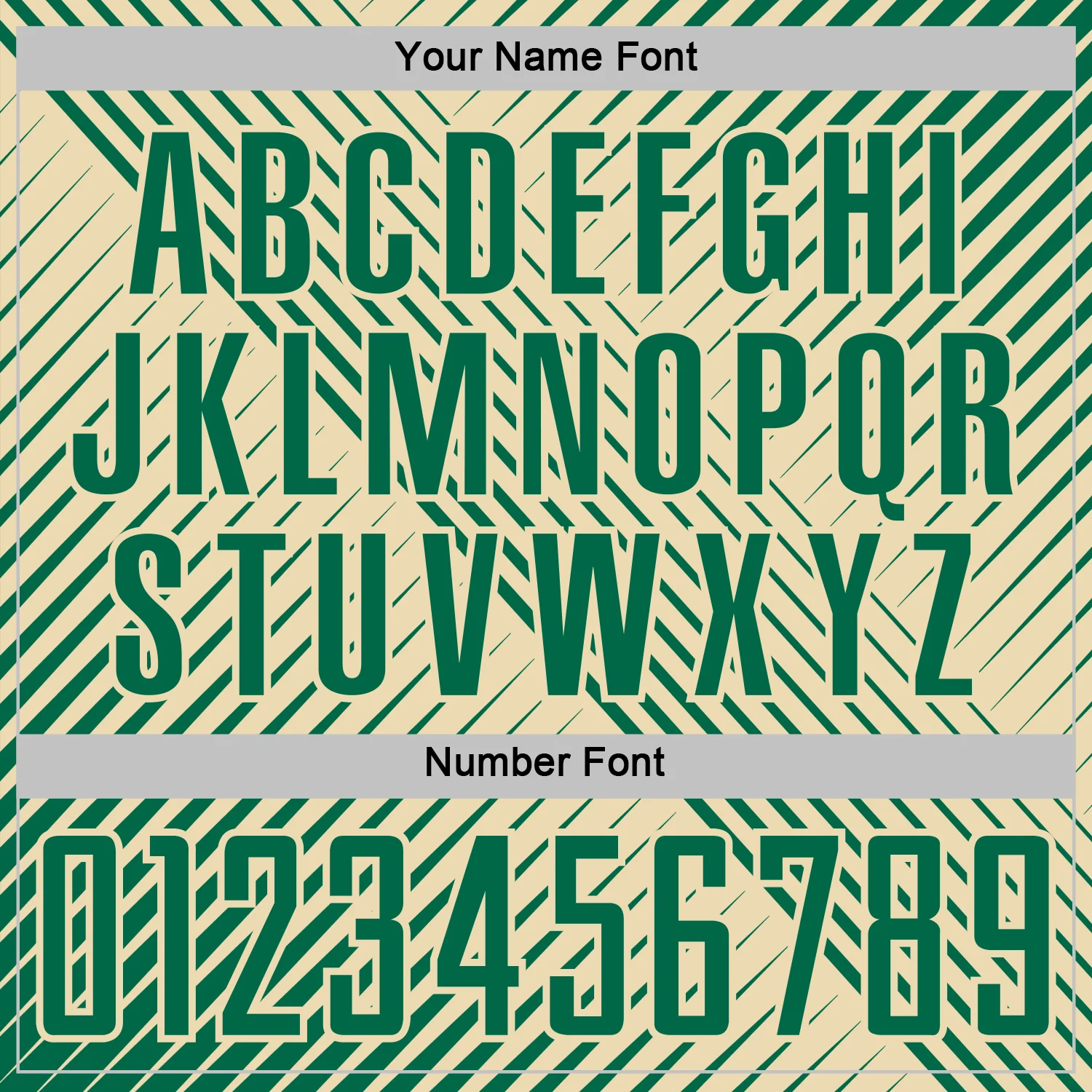 Custom Kelly Green Cream Line Sublimation Soccer Uniform Jersey - Image 6