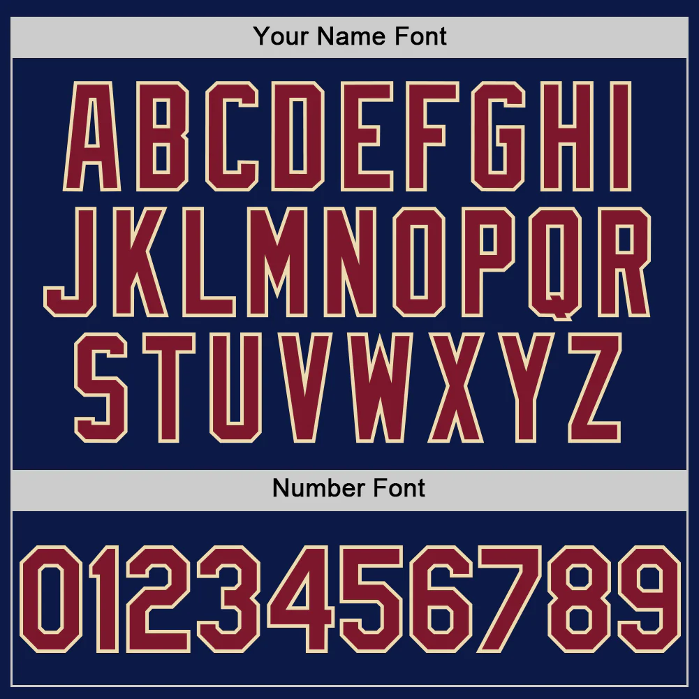 Custom Navy Crimson-Cream Star Raglan Sleeves Authentic Baseball Jersey - Image 5