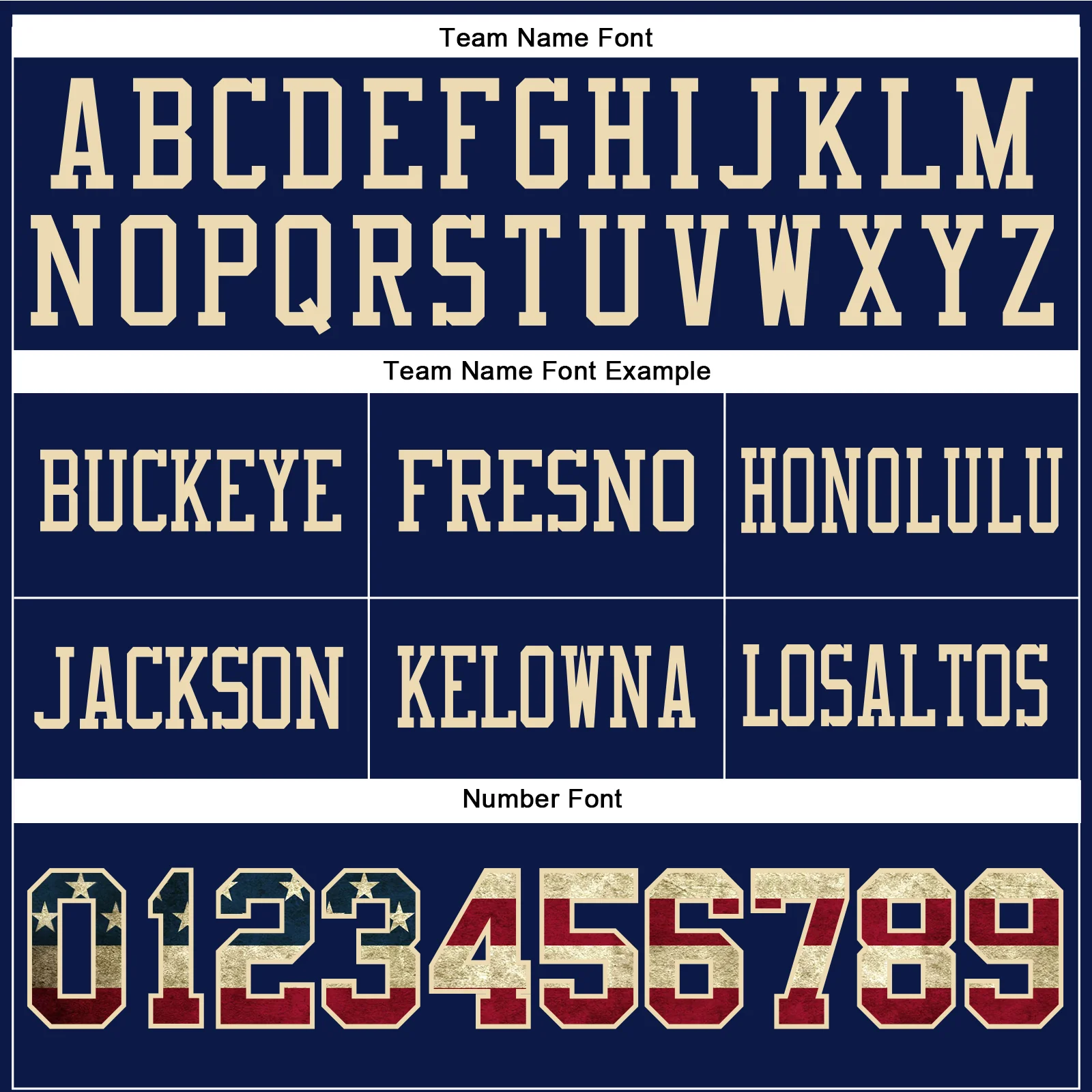 Custom Navy Vintage USA Flag-Cream Authentic Football Jersey - Image 4
