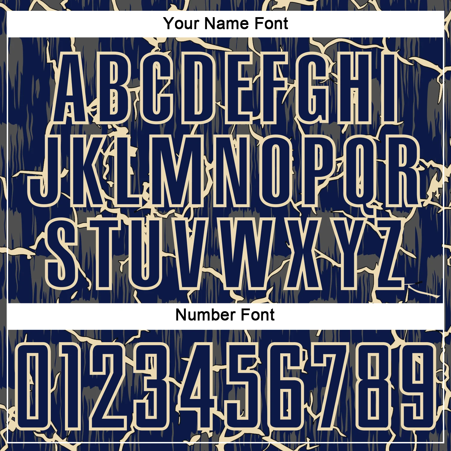 Custom Navy Cream Lightning Sublimation Soccer Uniform Jersey - Image 6