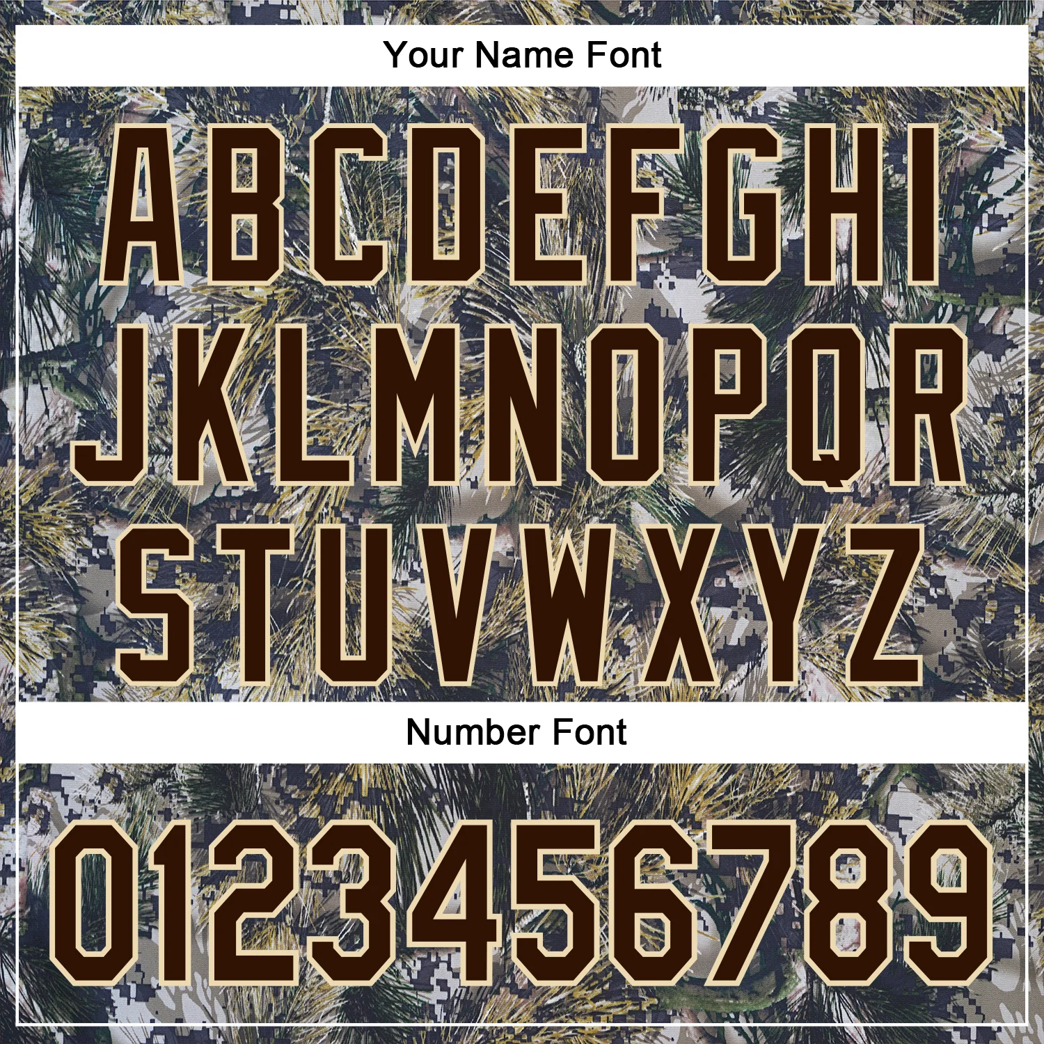 Custom Stitched Olive Brown-Cream 3D Pattern Design Tree Camo Hunting Sports Pullover Sweatshirt Salute To Service Hoodie - Image 4