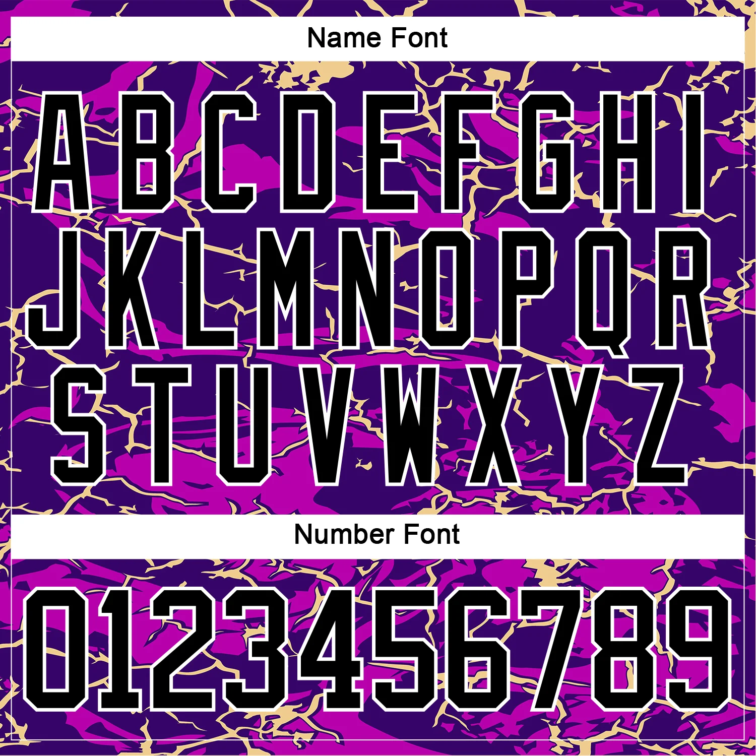 Custom Purple Black Cream-White Lightning Hockey Lace Neck Jersey - Image 7