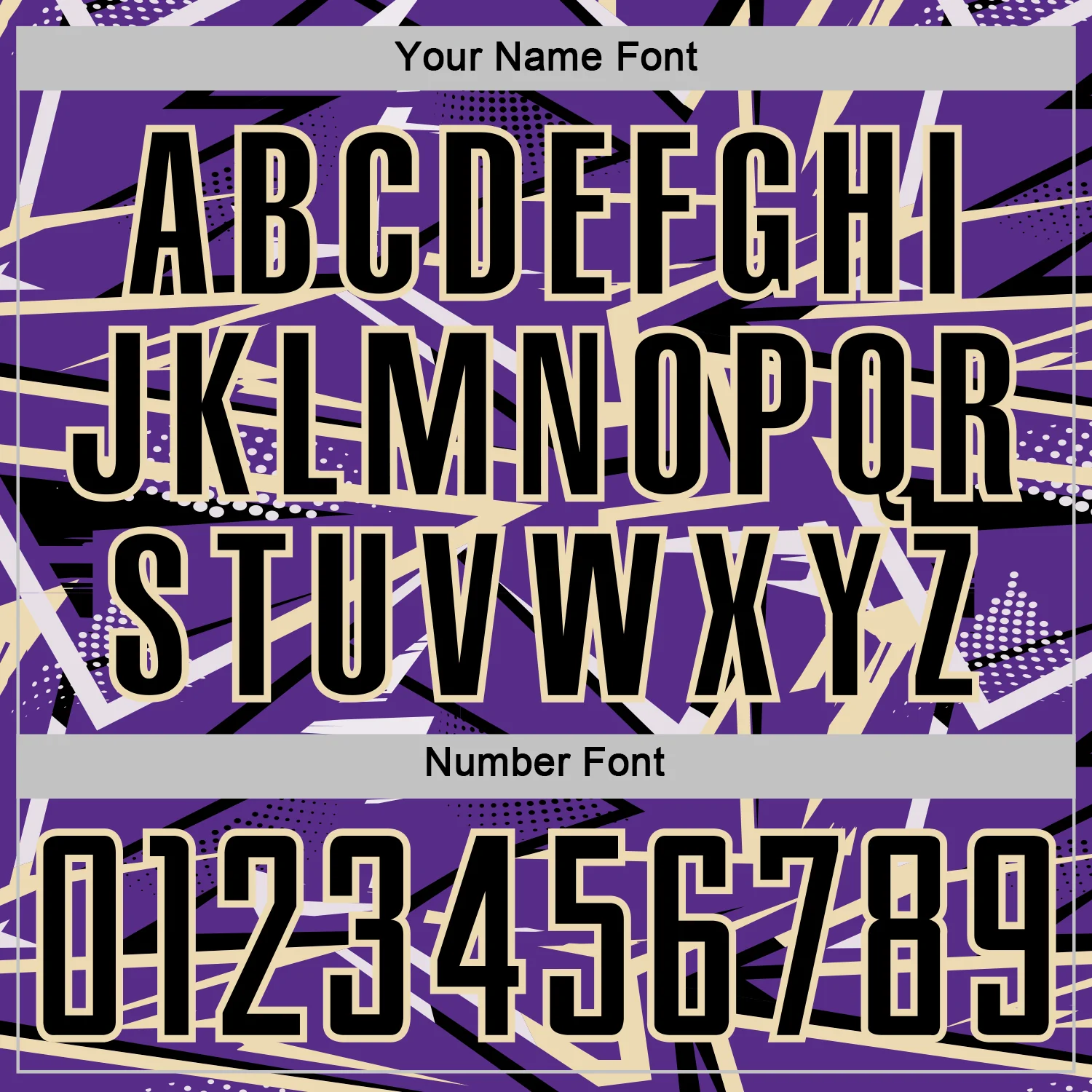 Custom Purple Black Cream-White Abstract Geometric Stripes Sports Sublimation Soccer Uniform Jersey - Image 6