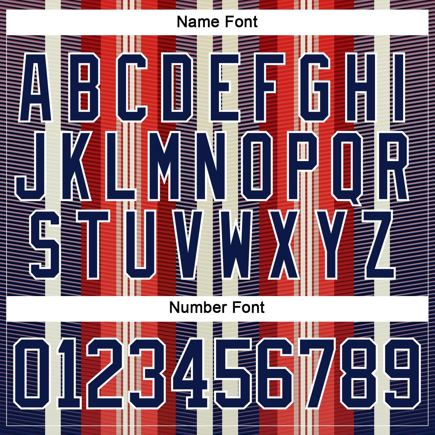 Custom Red Navy Cream-White Stripe Hockey Lace Neck Jersey - Image 7