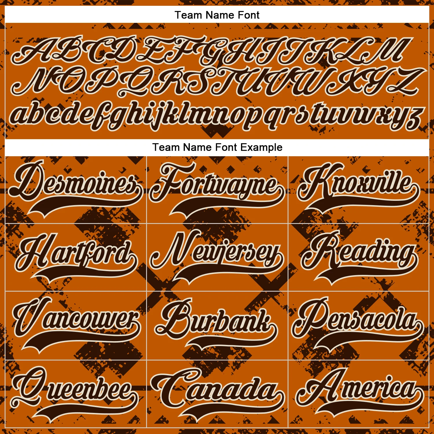 Custom Texas Orange Brown-Cream Tribal Indigenous Grunge Splash Hockey Lace Neck Jersey - Image 6