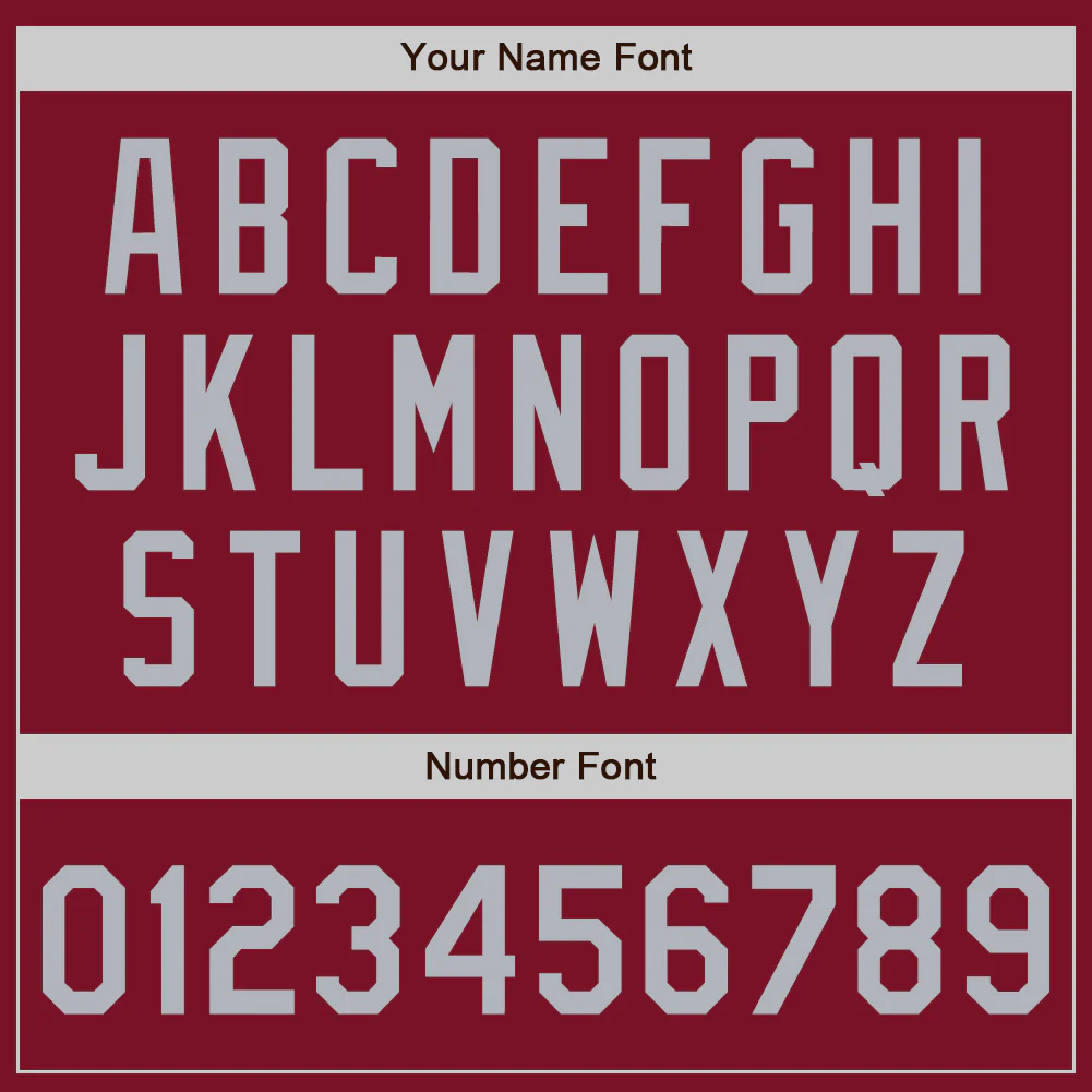 Custom Crimson Gray Authentic Baseball Jersey - Image 5