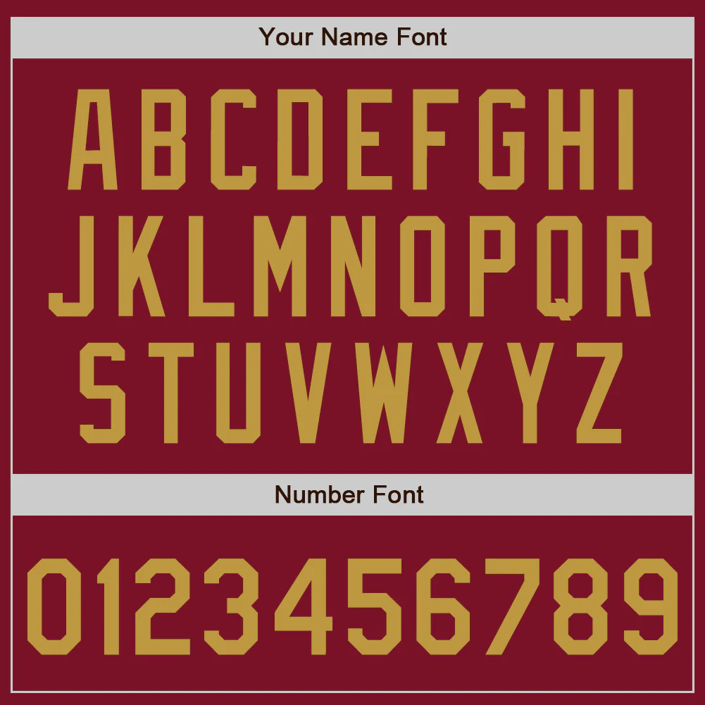 Custom Crimson Old Gold Authentic Baseball Jersey - Image 5