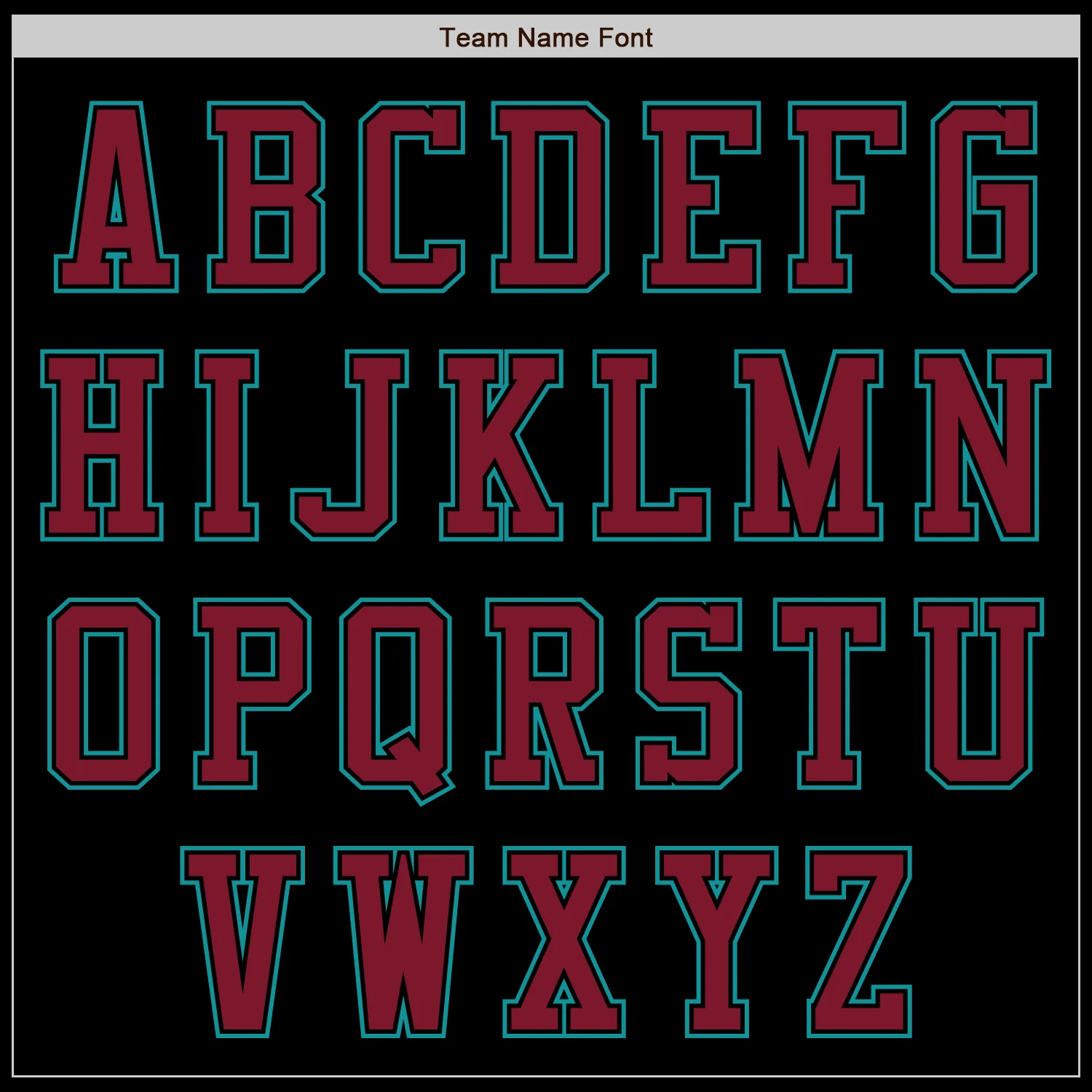 Custom Black Teal-Crimson Authentic Baseball Jersey - Image 7