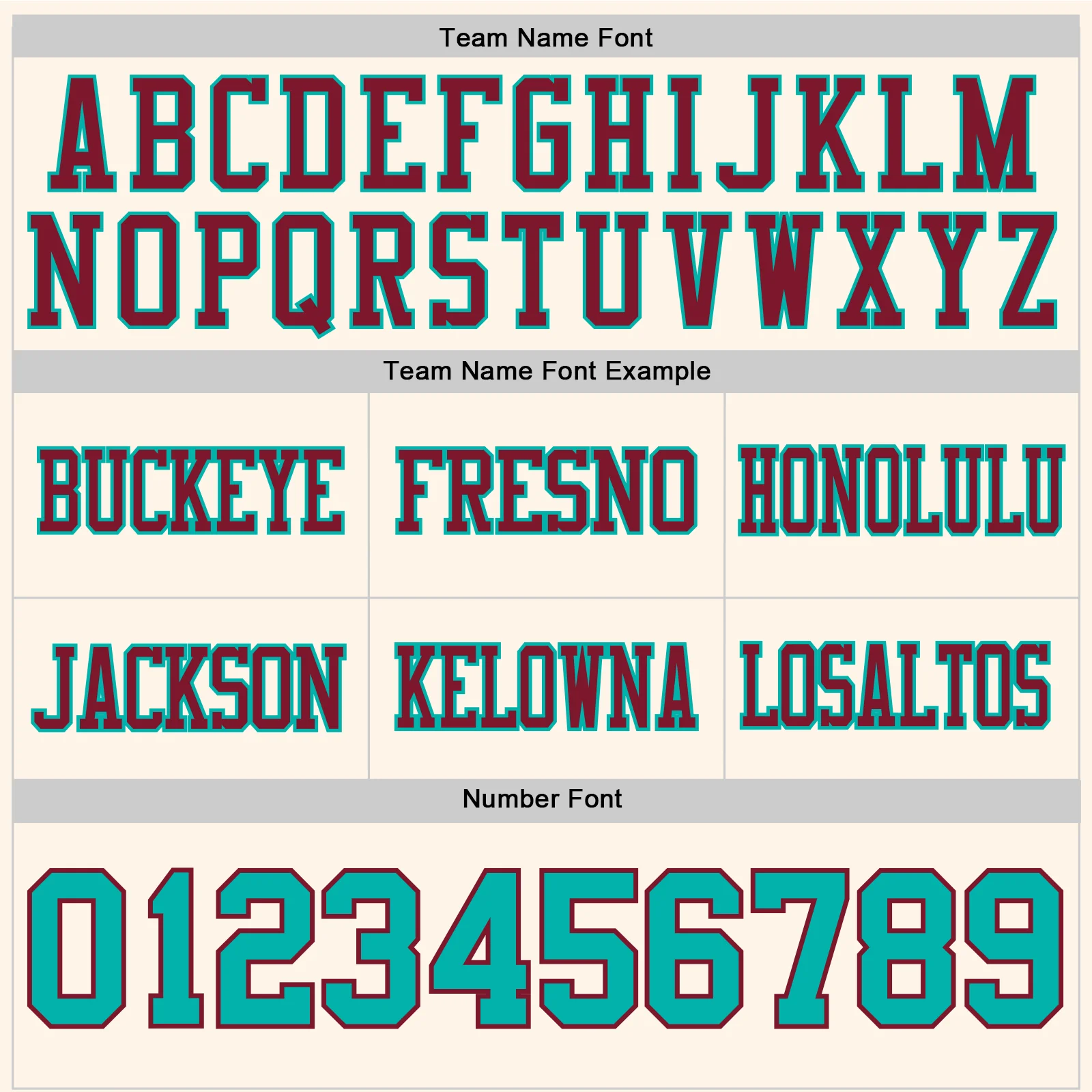 Custom Cream Aqua-Crimson Authentic Football Jersey - Image 4