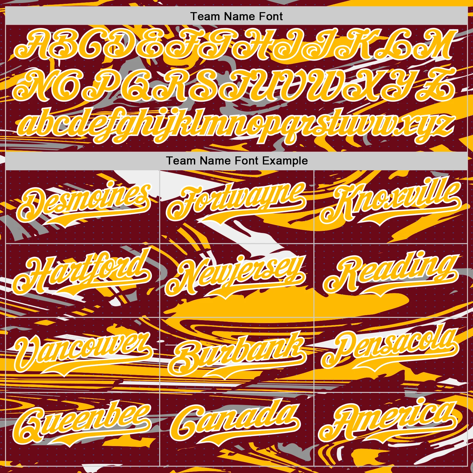 Custom Figure Gold Crimson-White Fluid Pattern Bomber Full-Snap Varsity Letterman Hoodie Jacket - Image 5