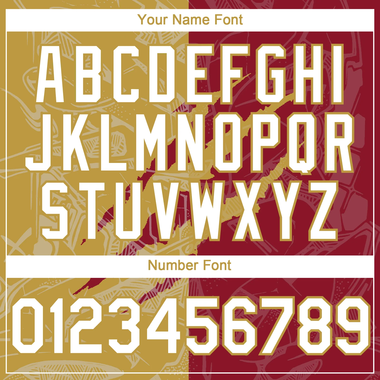 Custom Graffiti Pattern White Crimson-Old Gold 3D Scratch Authentic Baseball Jersey - Image 5