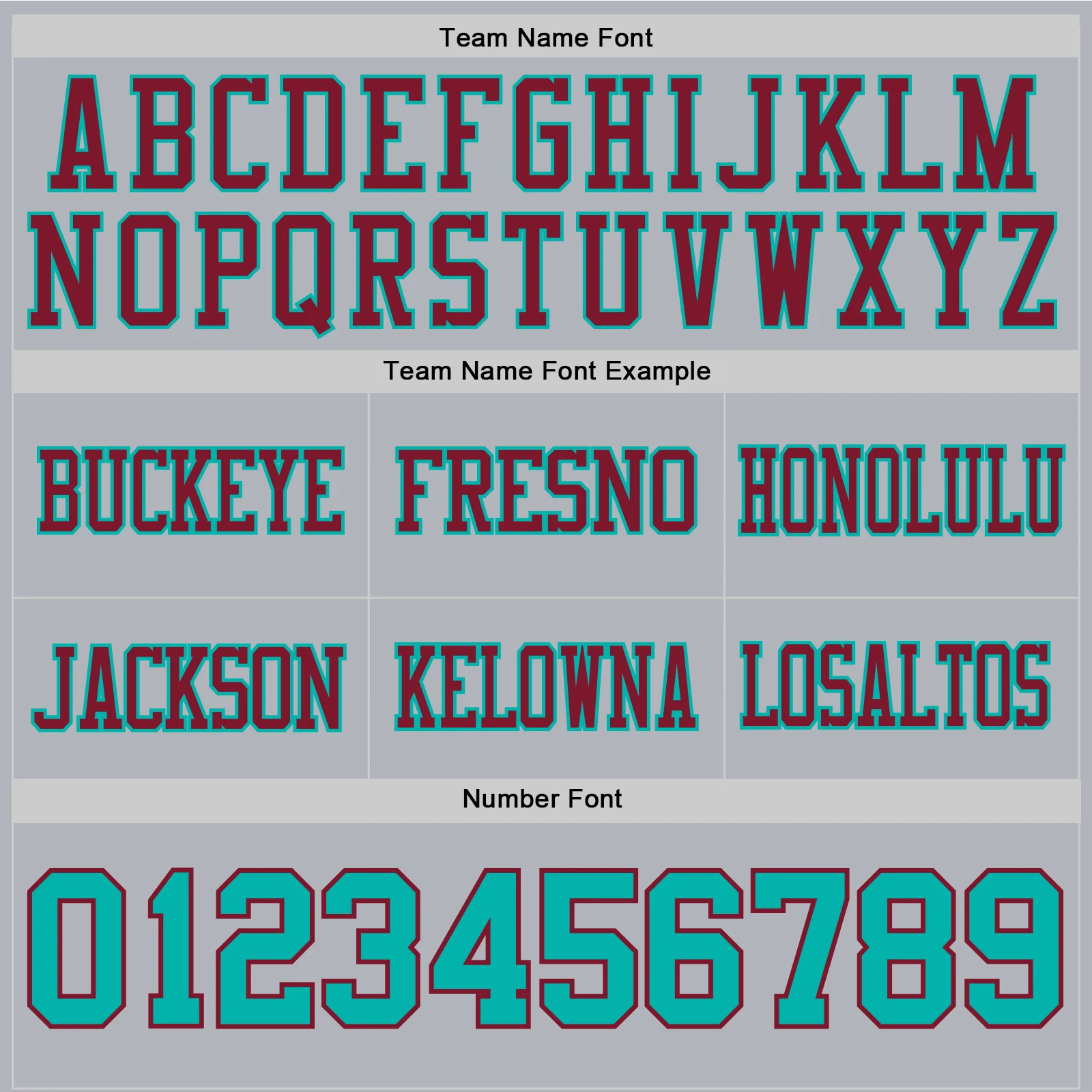 Custom Gray Aqua-Crimson Authentic Football Jersey - Image 4
