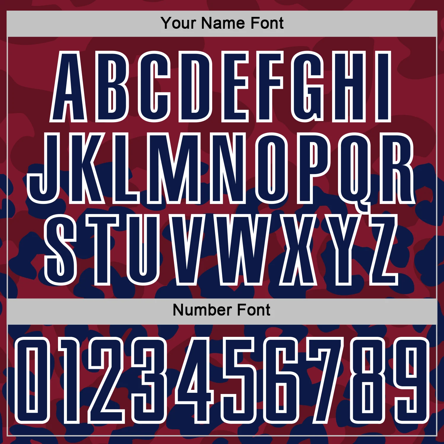 Custom Navy Crimson-White Animal Leopard Print Sports Sublimation Soccer Uniform Jersey - Image 6