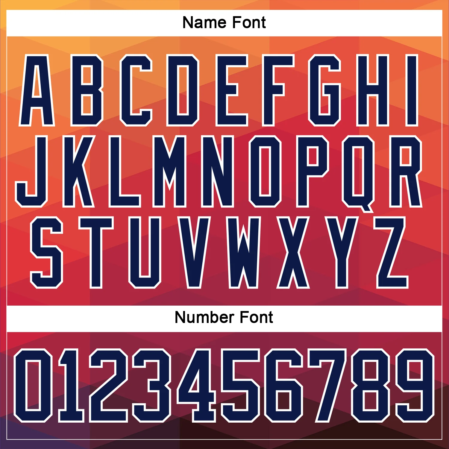 Custom Orange Navy Crimson-White Abstract Gradient Halftone Pattern Hockey Lace Neck Jersey - Image 7