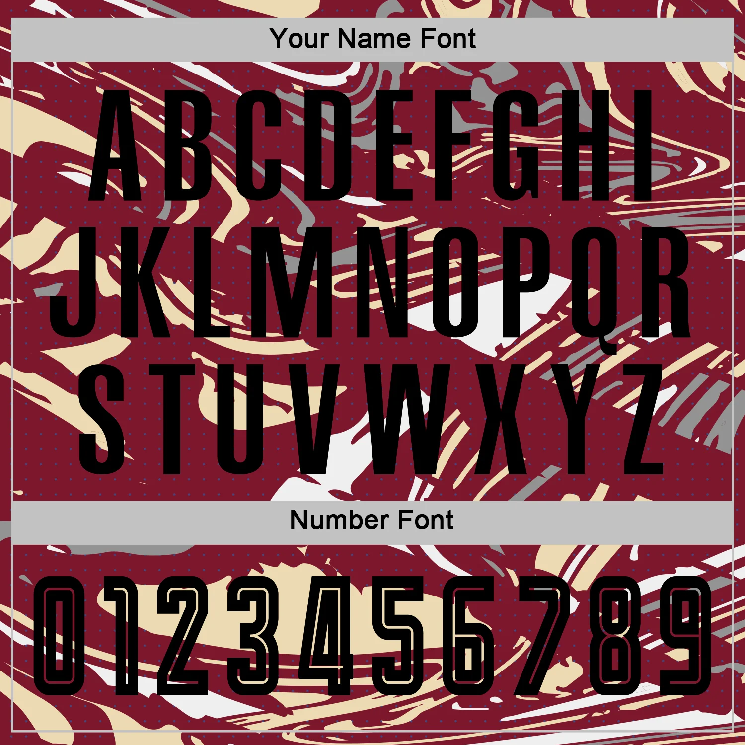 Custom Figure Black Crimson-Cream Fluid Art Splash Sublimation Soccer Uniform Jersey - Image 6