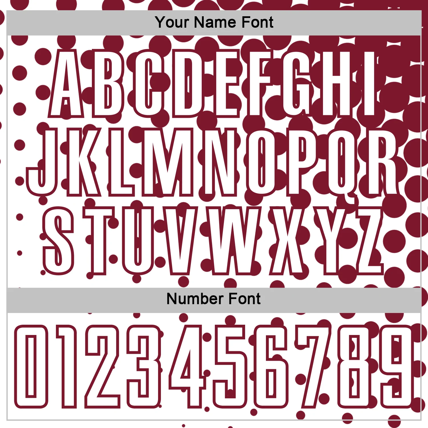 Custom White Crimson Modern Polka Dot Sublimation Soccer Uniform Jersey - Image 6