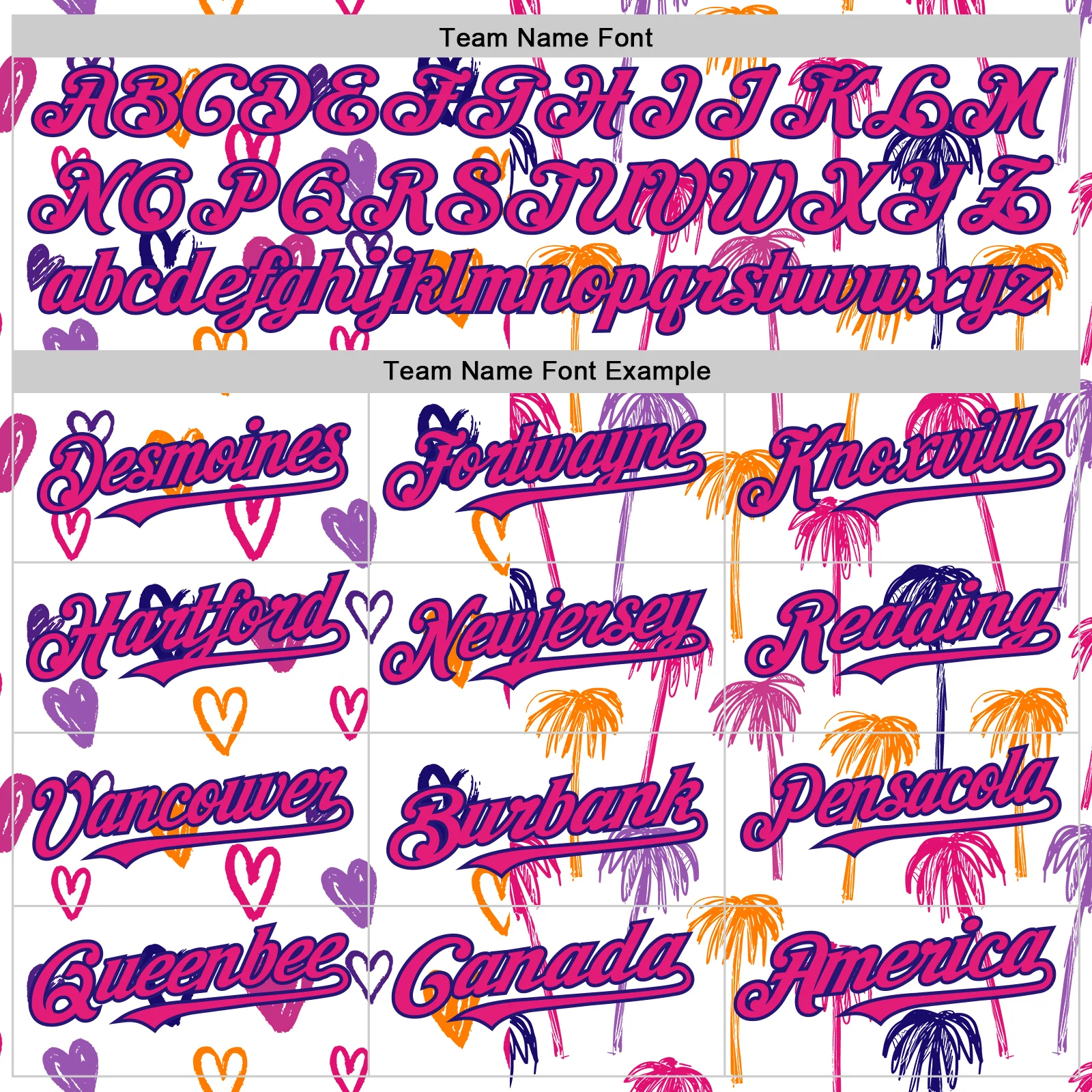 Custom White Hot Pink-Dark Purple Valentine's Day Love Heart Authentic Baseball Jersey - Image 4