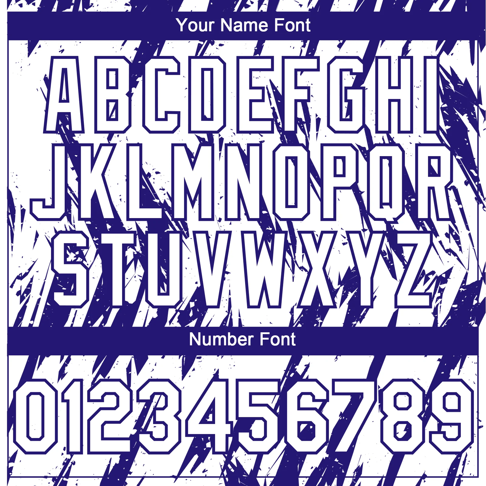 Custom White Dark Purple Splatter Torn Sharp Brush Stroke Authentic Baseball Jersey - Image 5