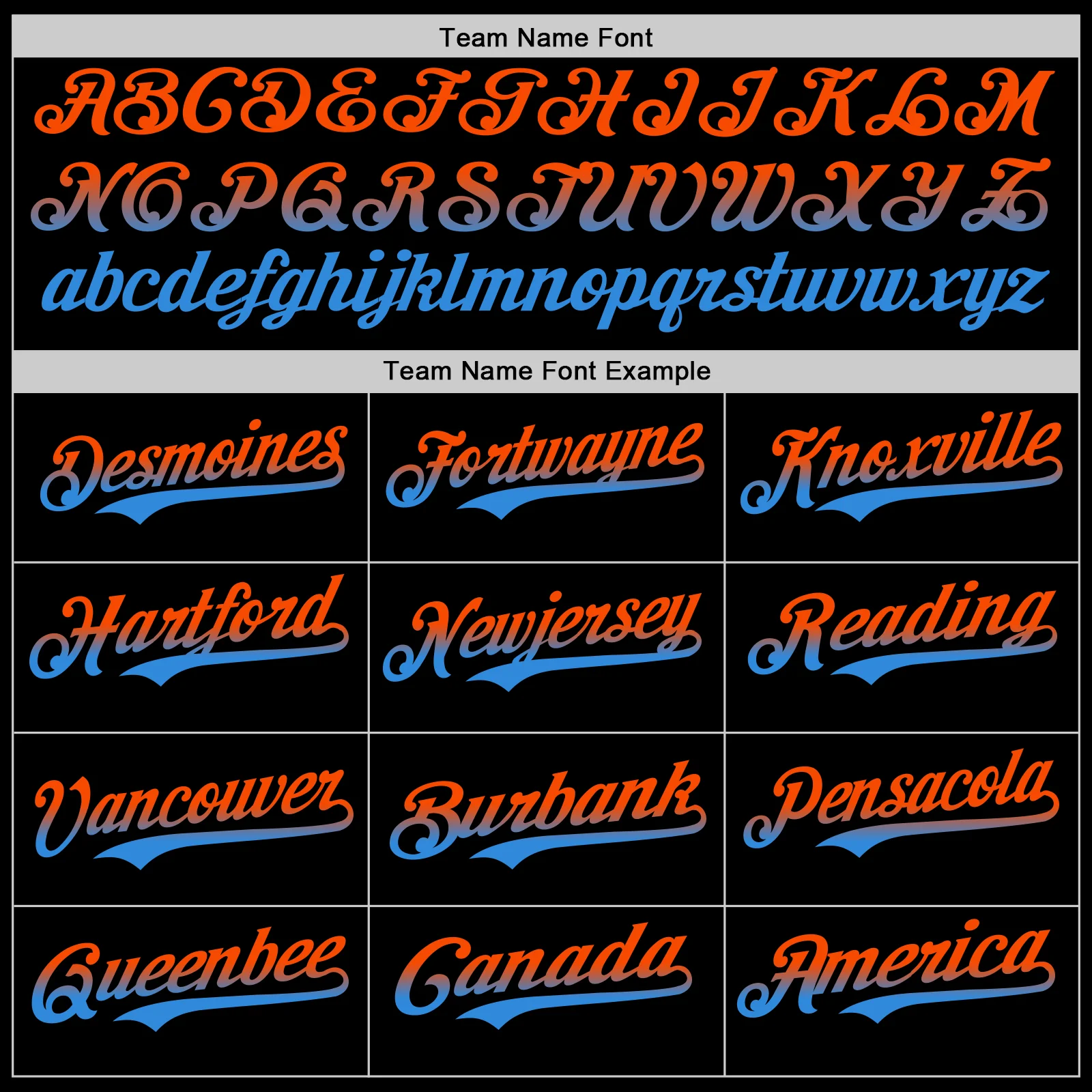 Custom Black Orange-Electric Blue Authentic Fade Fashion Baseball Jersey - Image 4