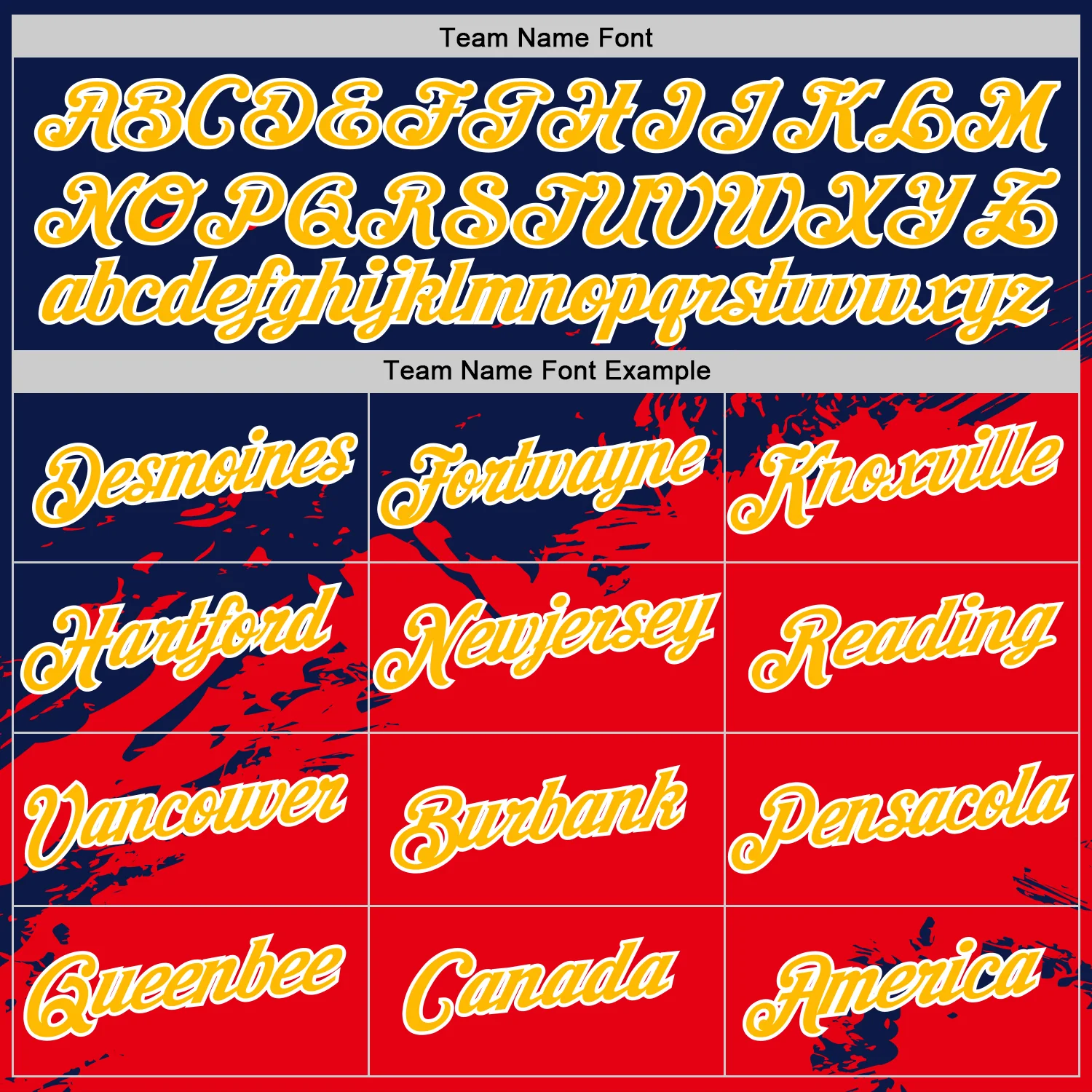 Custom Navy Gold-Fire Red 3D Esports Performance T-Shirt - Image 3