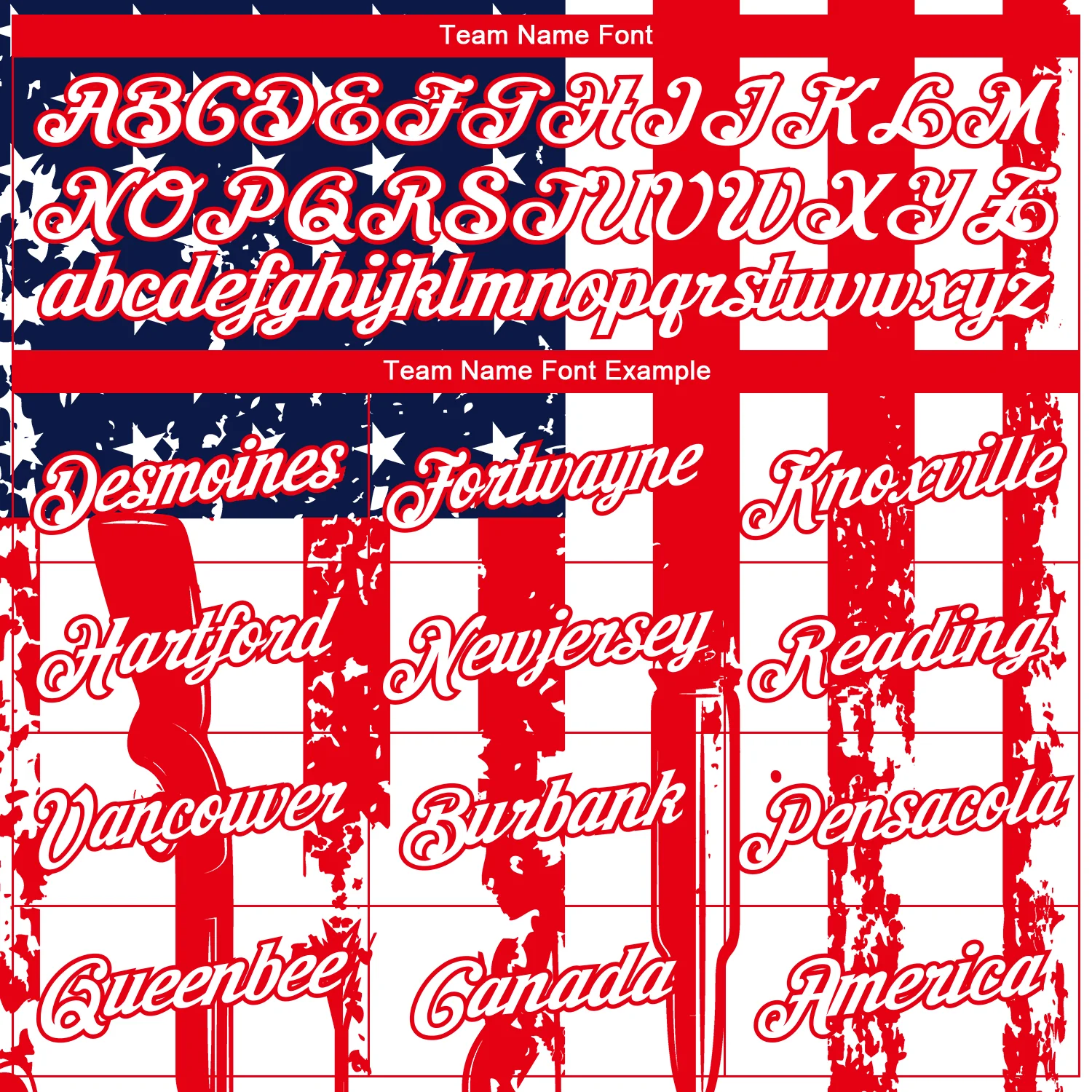Custom White Fire Red-Royal 3D Hunting Tool American Flag Long Sleeve Performance T-Shirt - Image 3