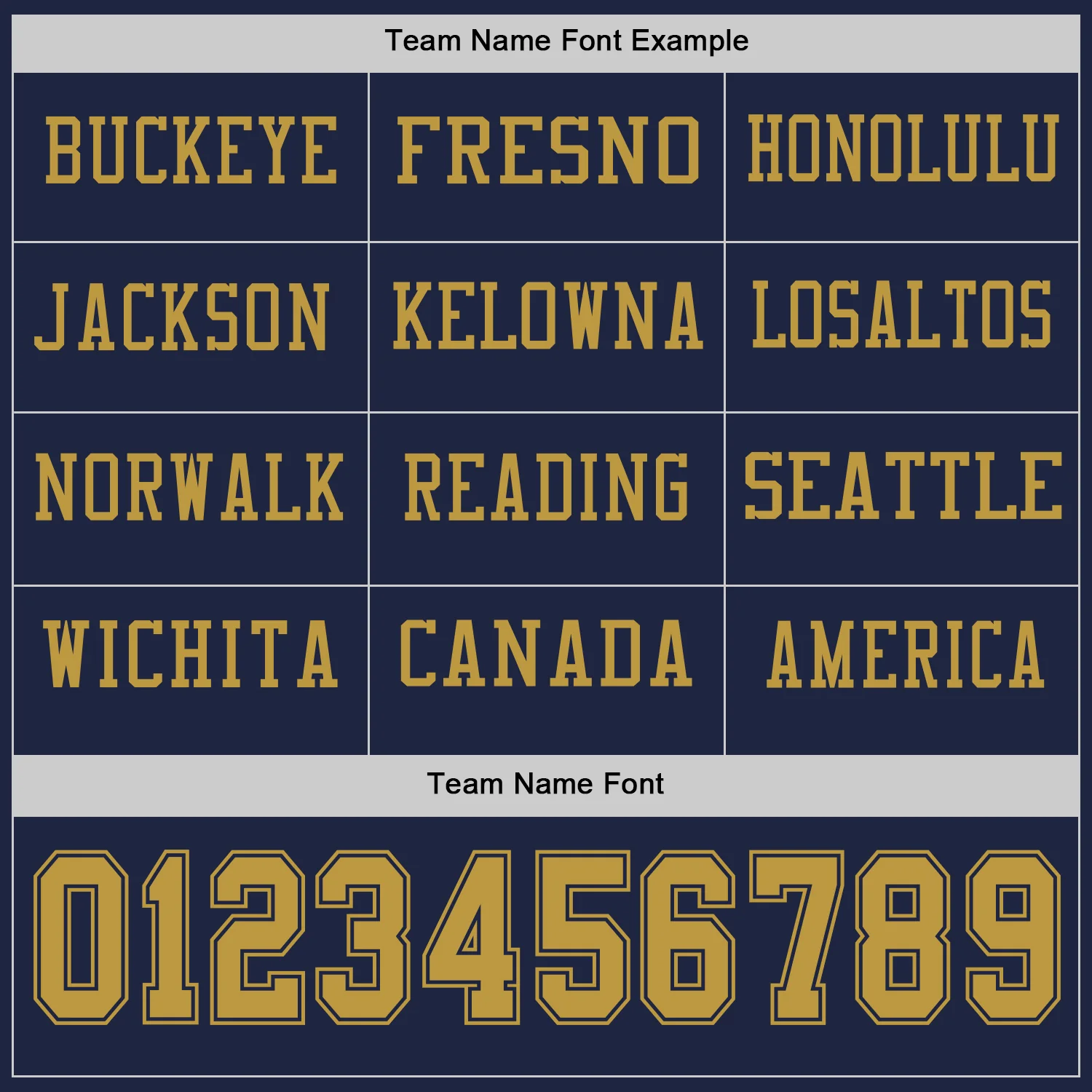 Custom Navy Old Gold Long Sleeve Authentic Football Jersey - Image 3