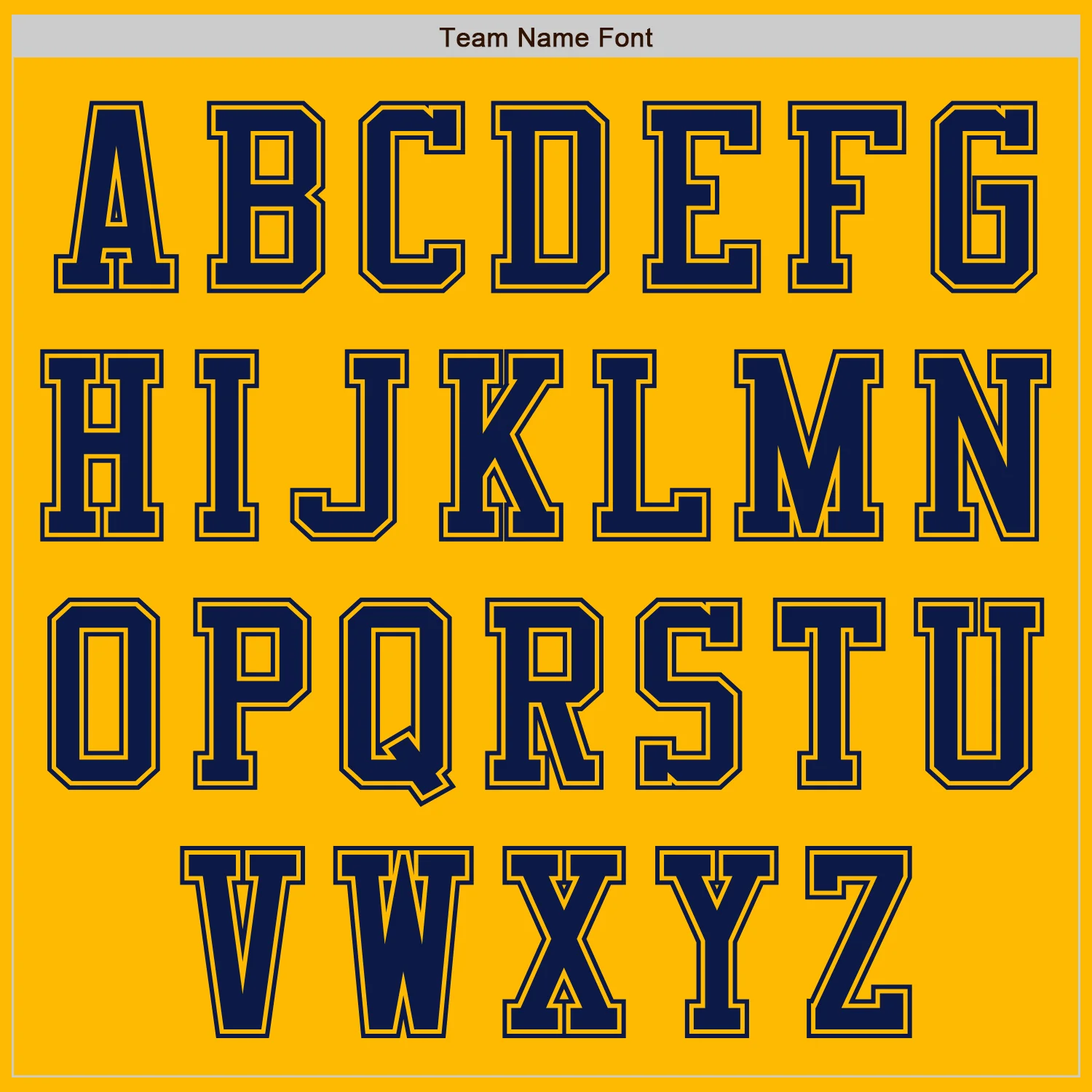 Custom Gold Navy Authentic Baseball Jersey - Image 7